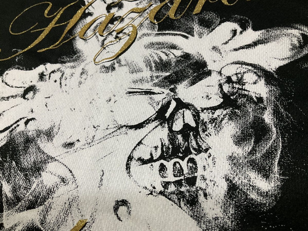 Hysteric Glamour × If Six Was Nine × Japanese Brand 🔥Sick Y2K New Wave Club Cross Poem Shirt Skull Hazard Size US L / EU 52-54 / 3 - 10 Thumbnail
