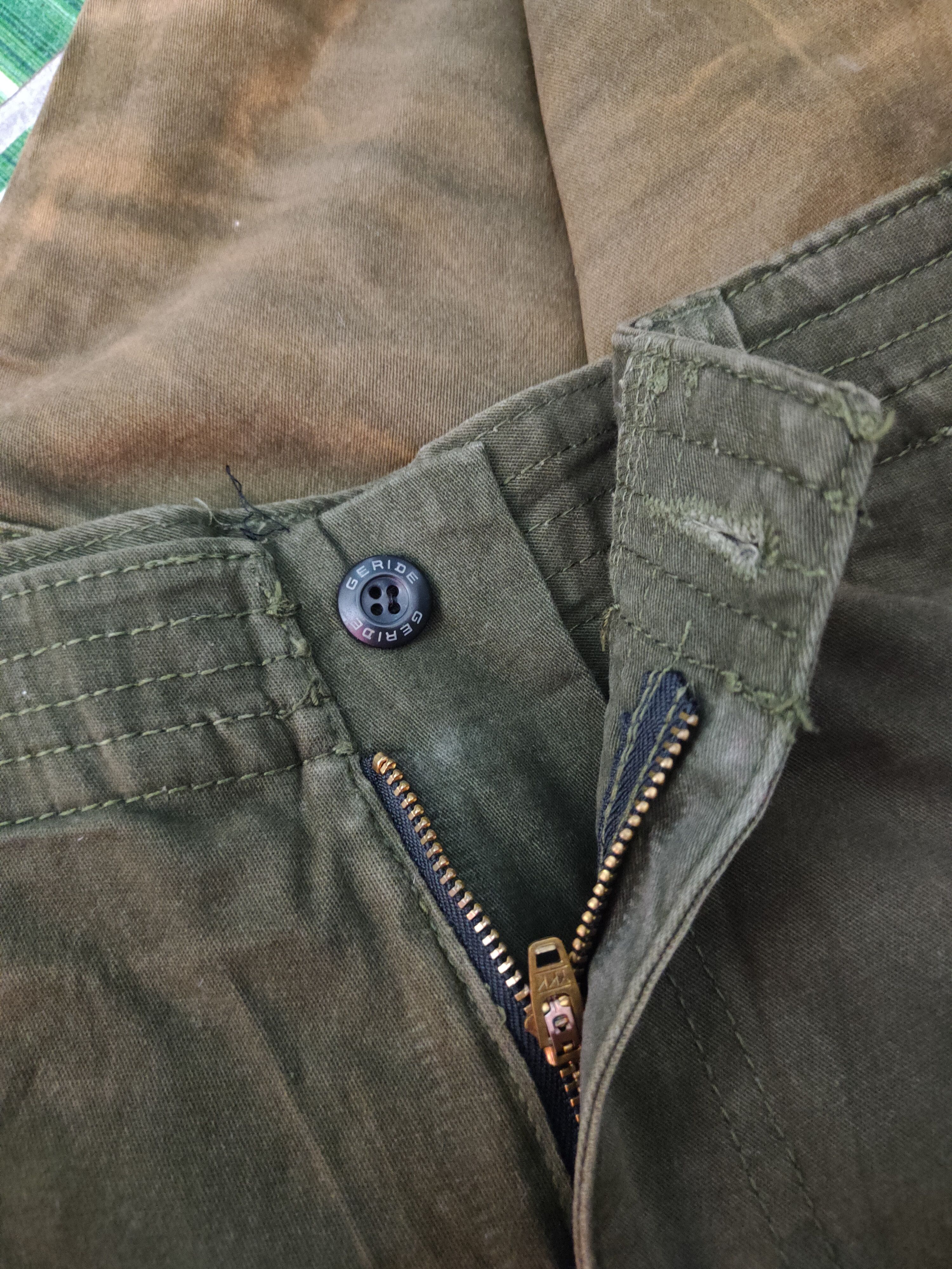 Japanese Brand DL Geride Faded Multipocket Tactical Cargo Pants #S2225 Size US 30 / EU 46 - 12 Thumbnail