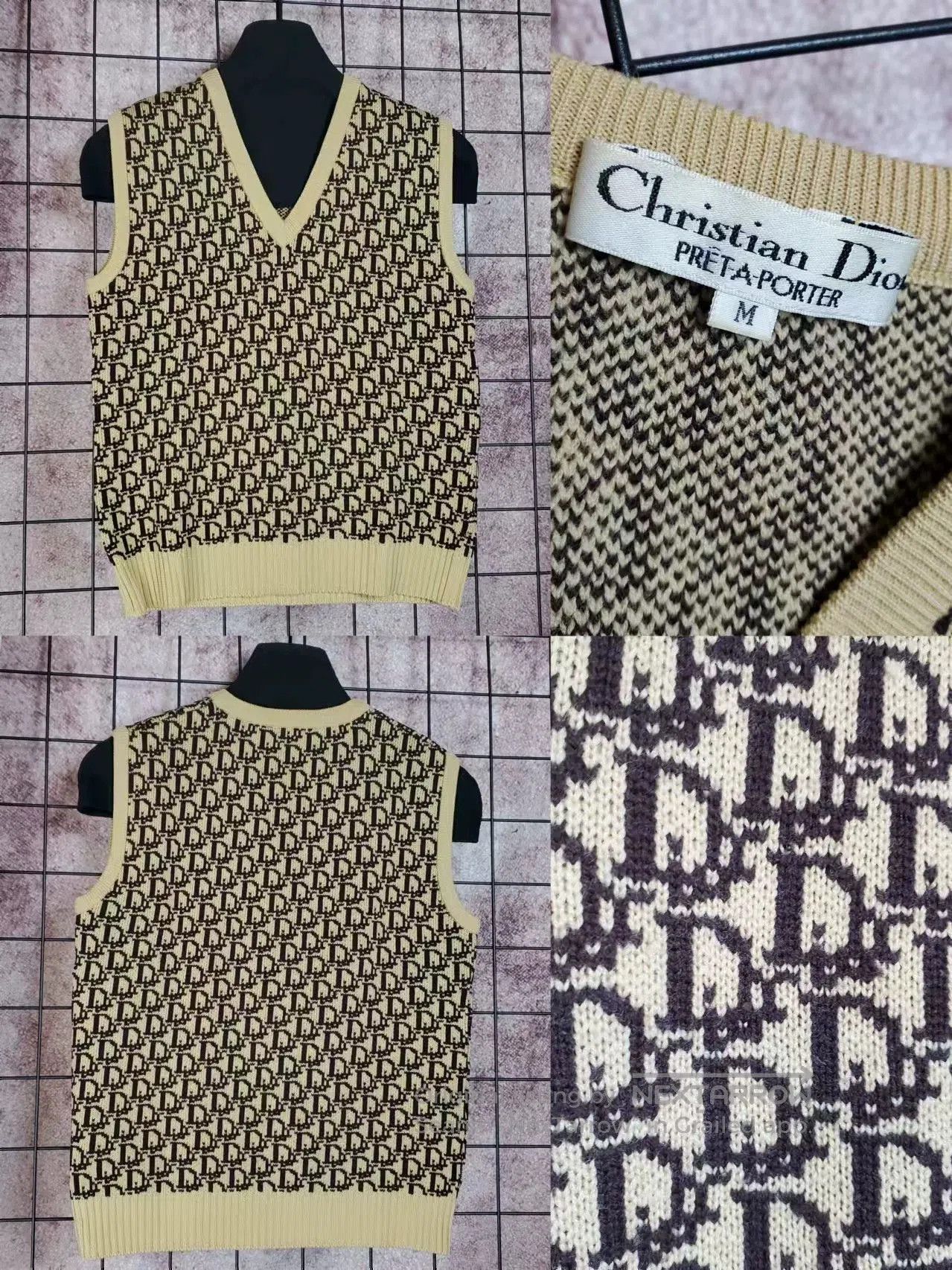 Dior dior vintage wool vest with iconic design. Size US S / EU 44-46 / 1 - 2 Thumbnail