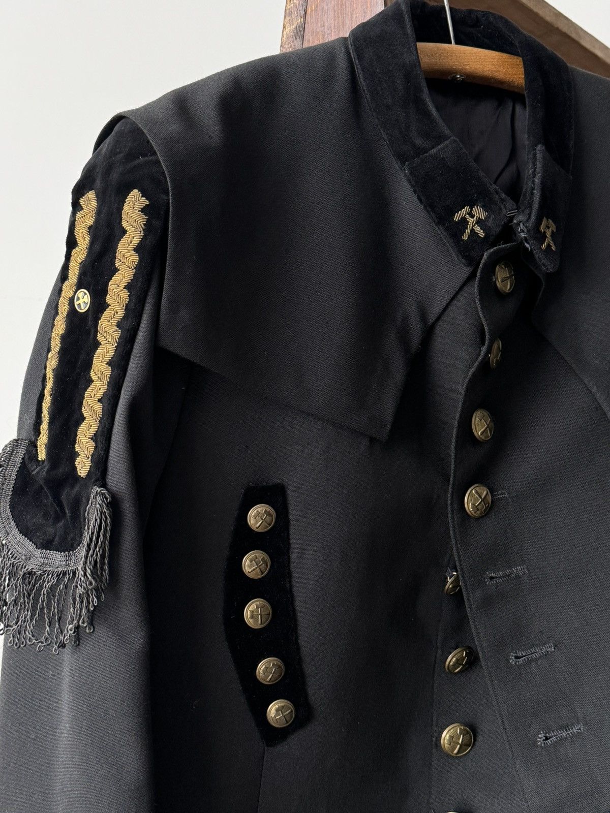Japanese Brand × Vintage ≈1960s Vintage German Work Miners Dress Uniform Coat Size US M / EU 48-50 / 2 - 4 Thumbnail
