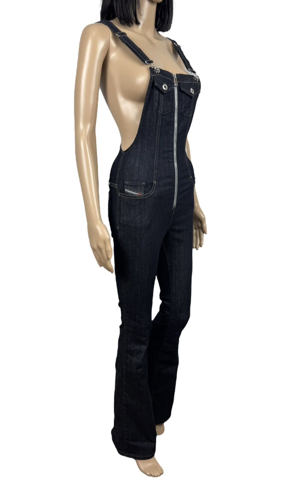 Diesel Diesel Denim Overall Jumpsuit size XXS Size 23" - 3 Thumbnail