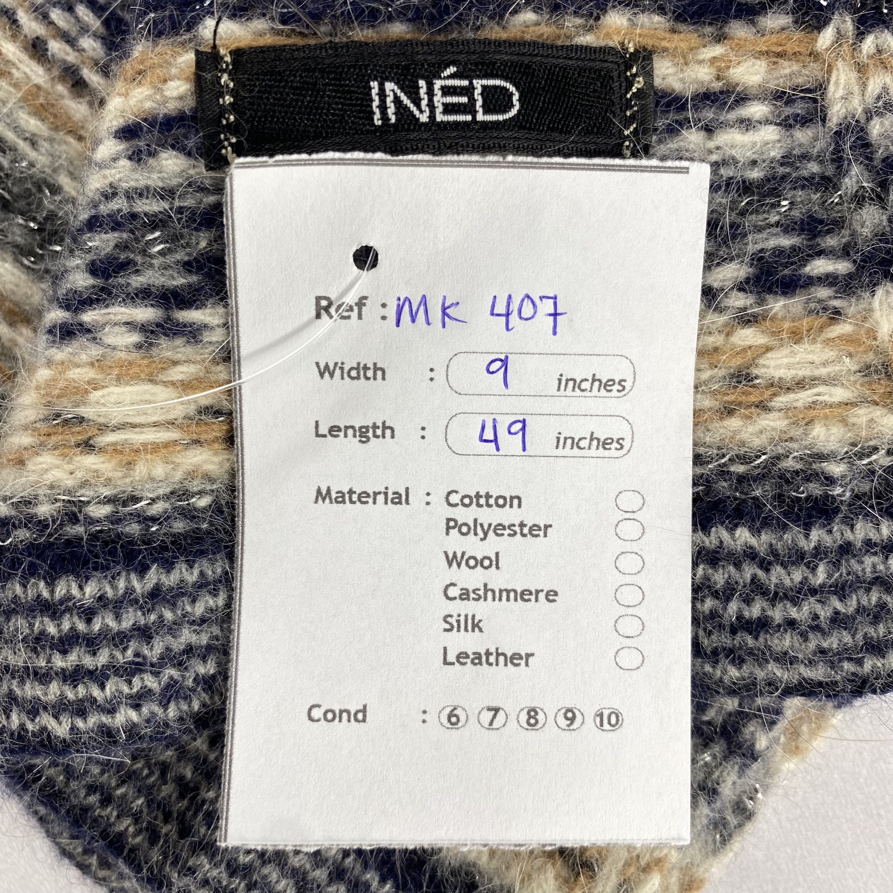 Yohji Yamamoto INED By Yohji Yamamoto Scarf Neck Wrap Muffler Size ONE SIZE - 5 Thumbnail