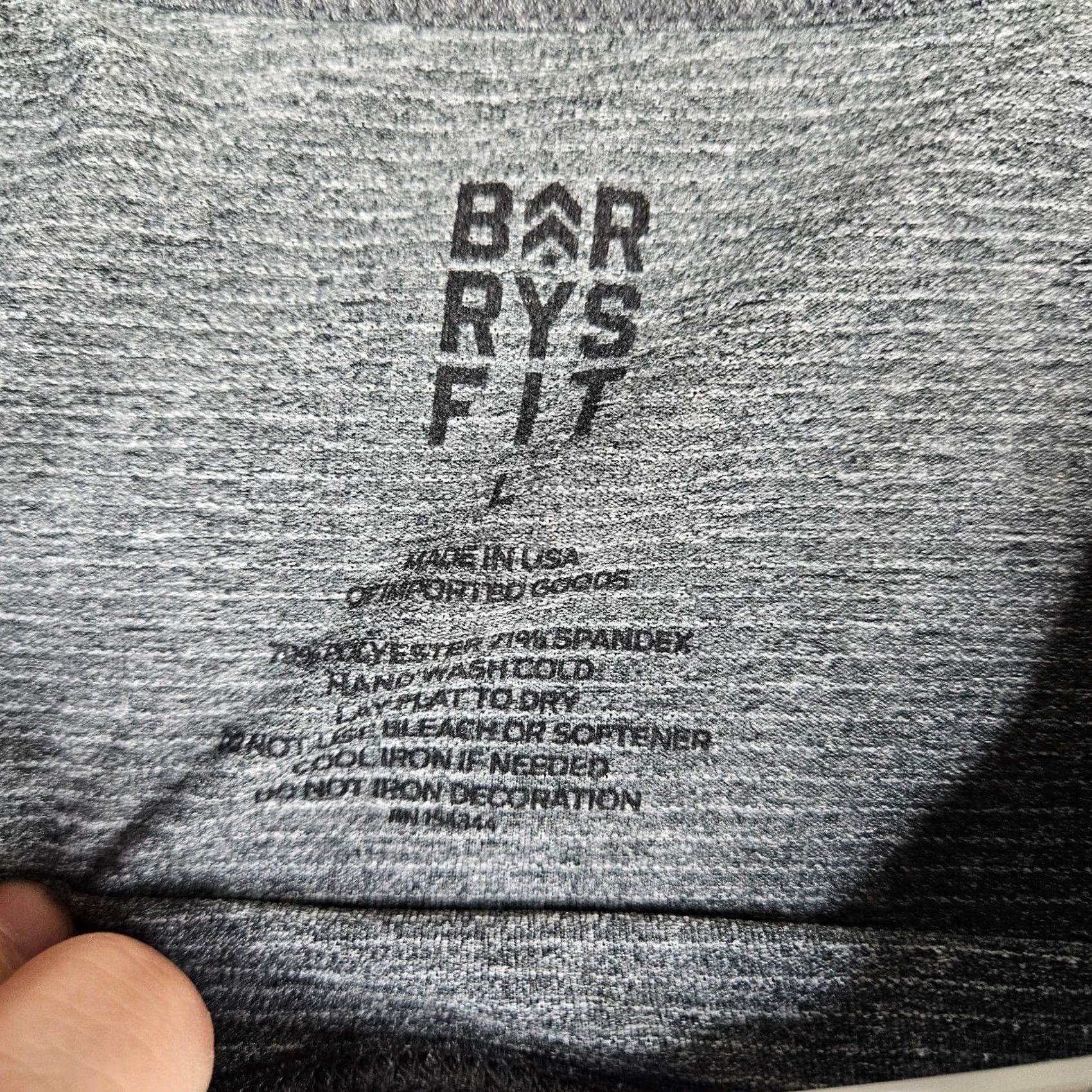 Vintage Barrys Tank Top Women’s Gray L Activewear Top Sleeveless Shirt Fitness Barrys Regular fit Size L Women Purple? Size L / US 10 / IT 46 - 3 Thumbnail