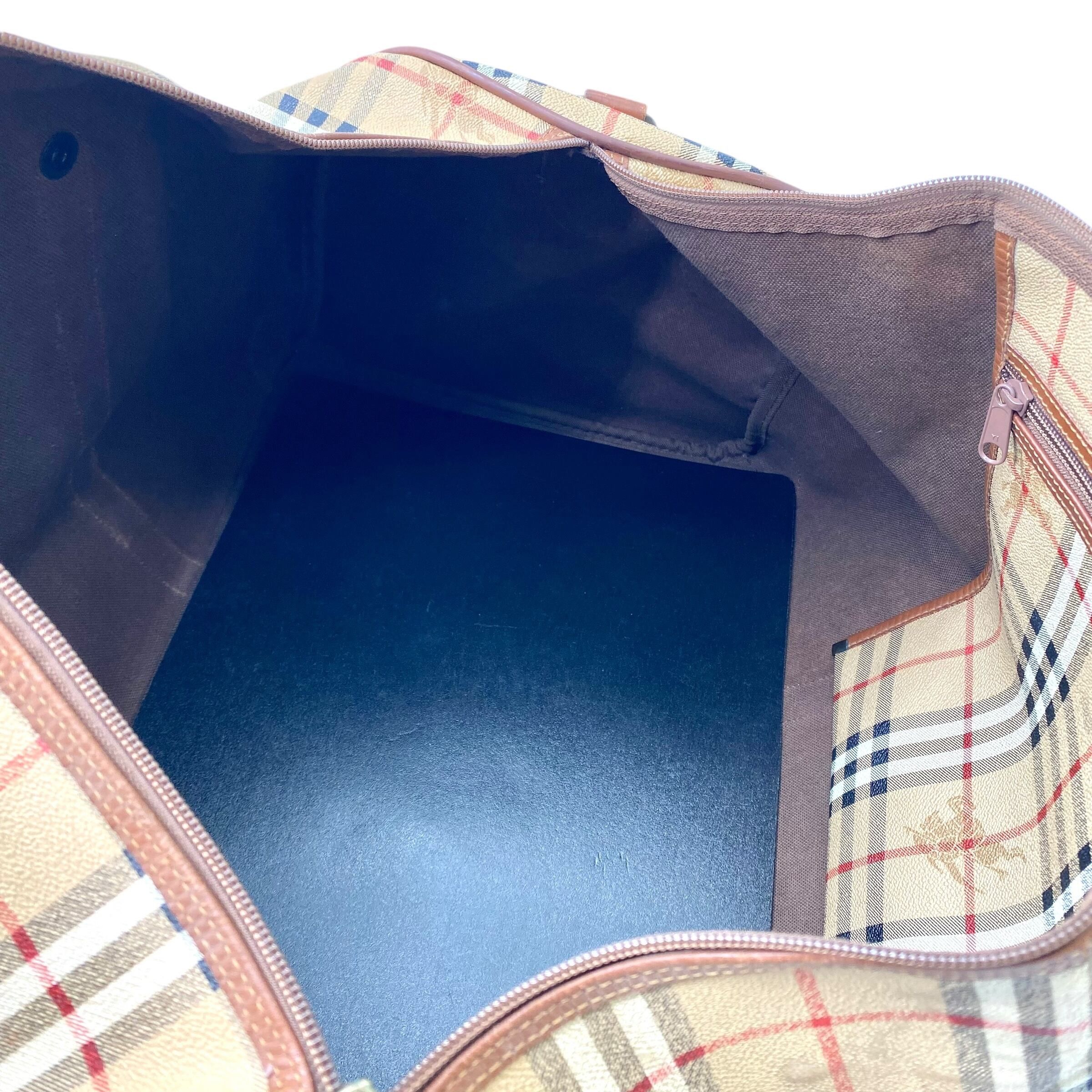 Burberry Vintage Burberrys Boston Bag Nova Check Size ONE SIZE - 8 Thumbnail
