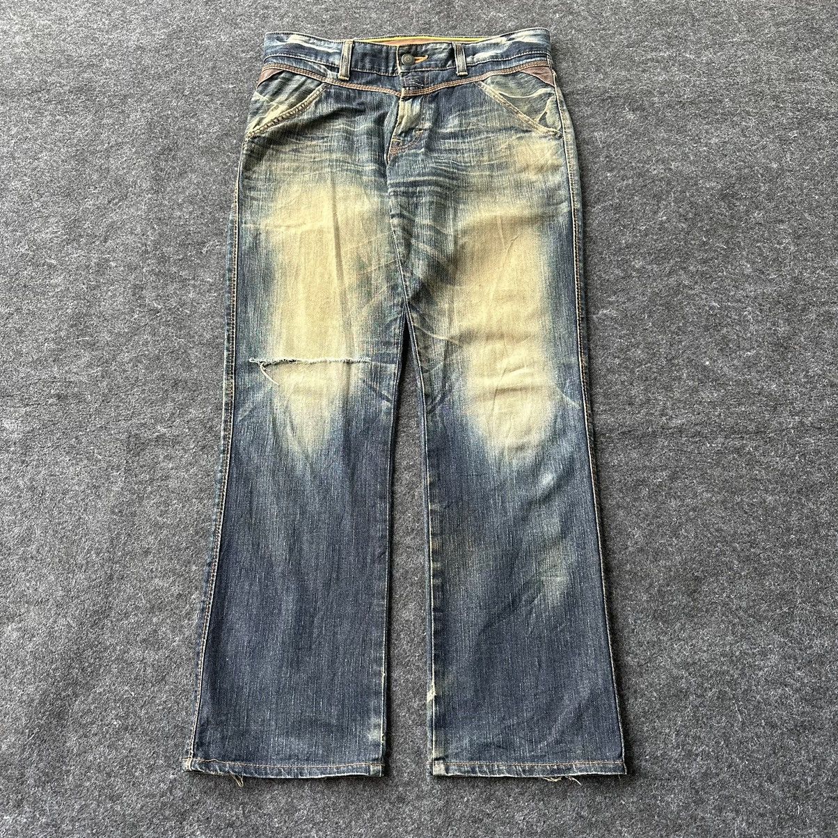 Edwin Edwin Blue Trip Mudwash Vintage Denim 32x32 D677 Size US 32 / EU 48 - 1 Thumbnail