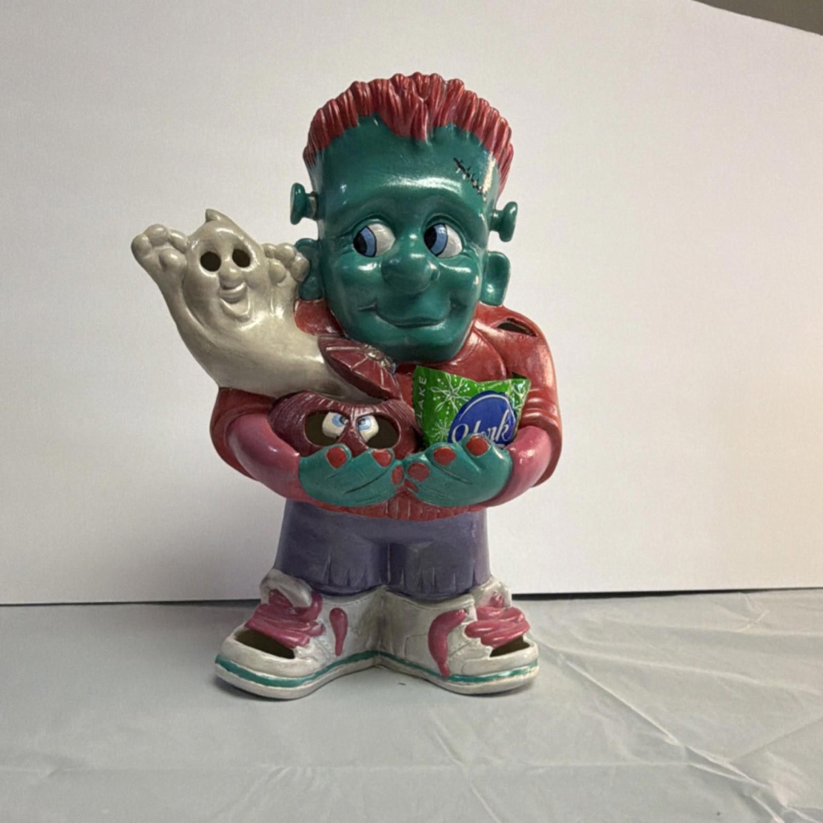 The Unbranded Brand Halloween Monster and Ghost Ceramic Planter Figurine Size ONE SIZE - 2 Thumbnail
