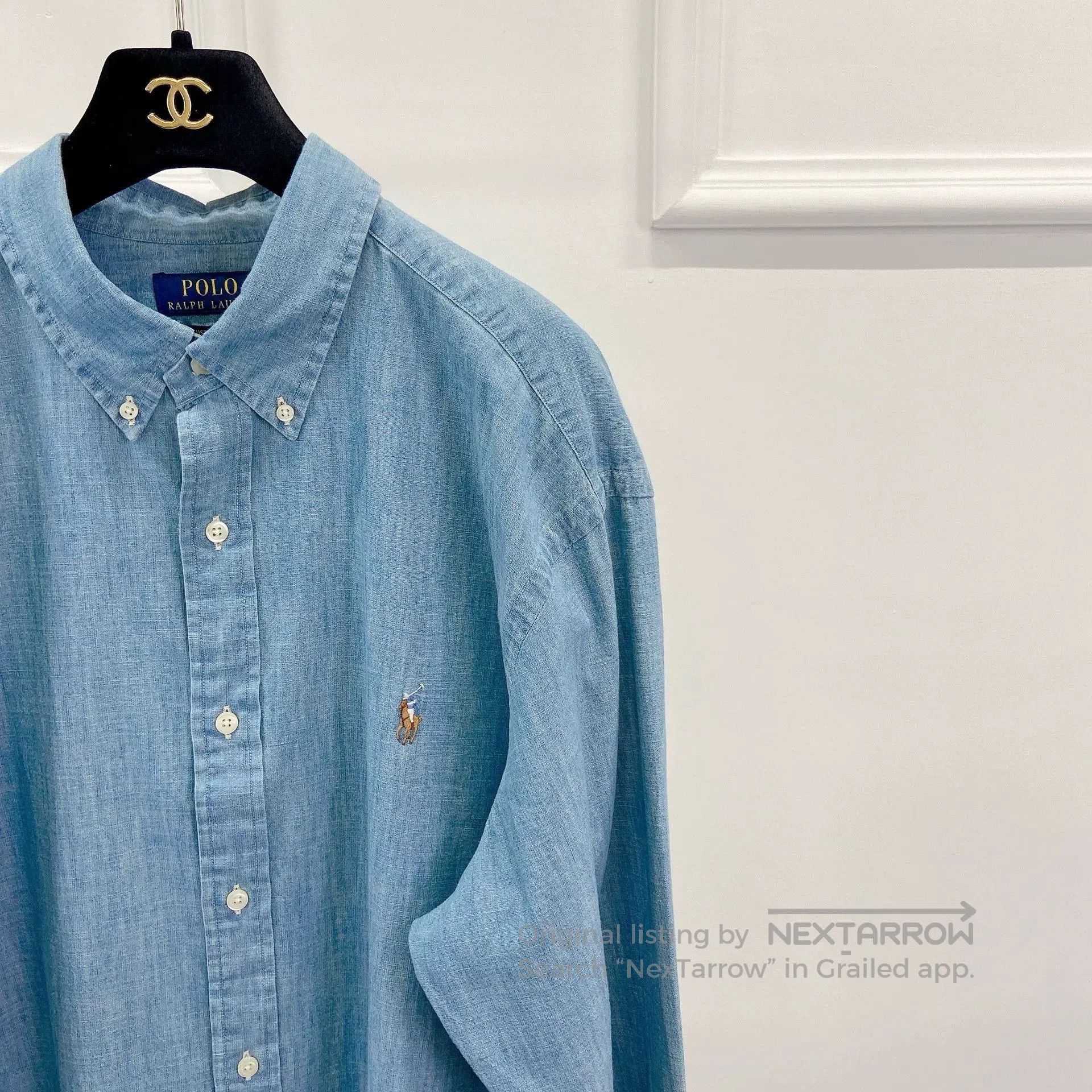 Polo Ralph Lauren Ralph Lauren Light Denim Shirt XL. Size US XL / EU 56 / 4 - 3 Thumbnail