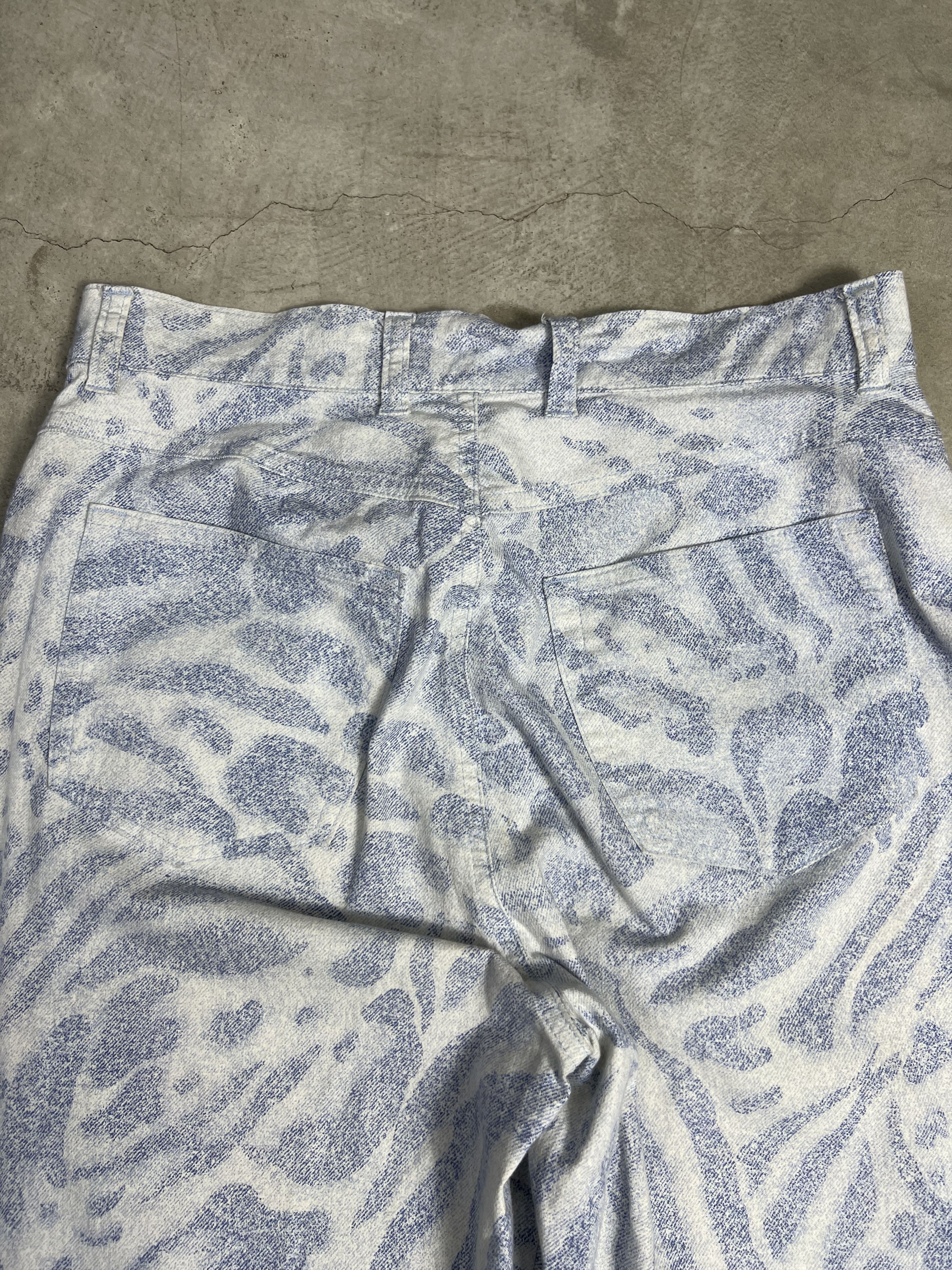 Escada ESCADA Blue Wash Striped Denim GTMPT372 Size 30" / US 8 / IT 44 - 10 Thumbnail