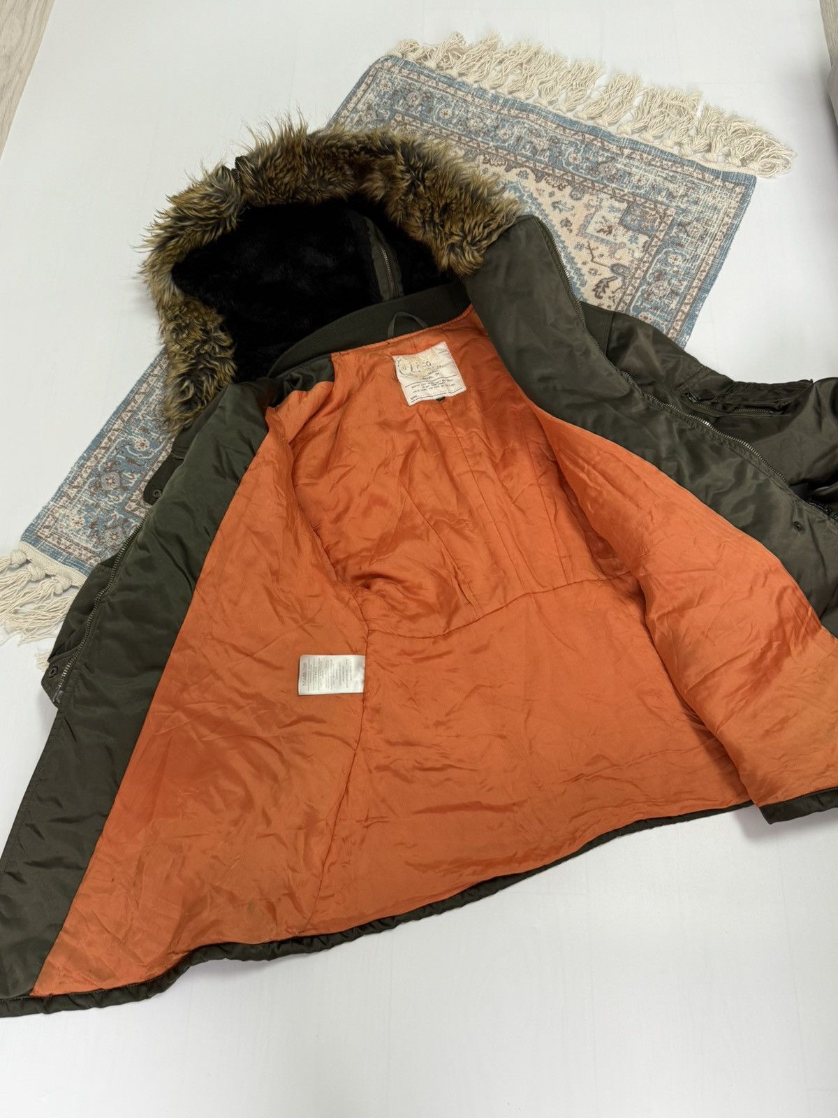 Alexander McQueen Rare Alexander Mcqueen Military Fur Parka Jacket Size US S / EU 44-46 / 1 - 10 Thumbnail