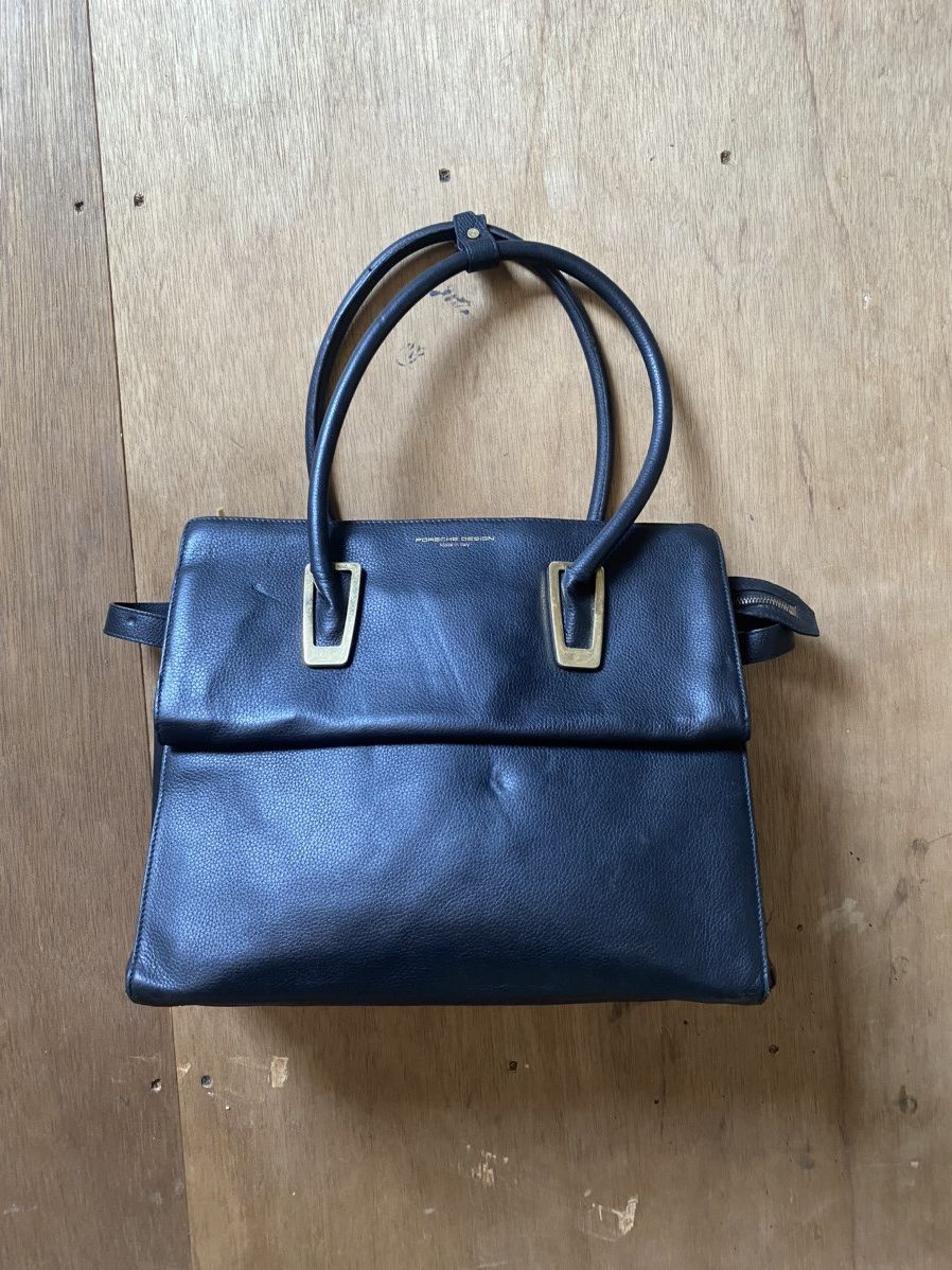 Porsche Design Porsche design black leather front pocket tote Size ONE SIZE - 2 Thumbnail