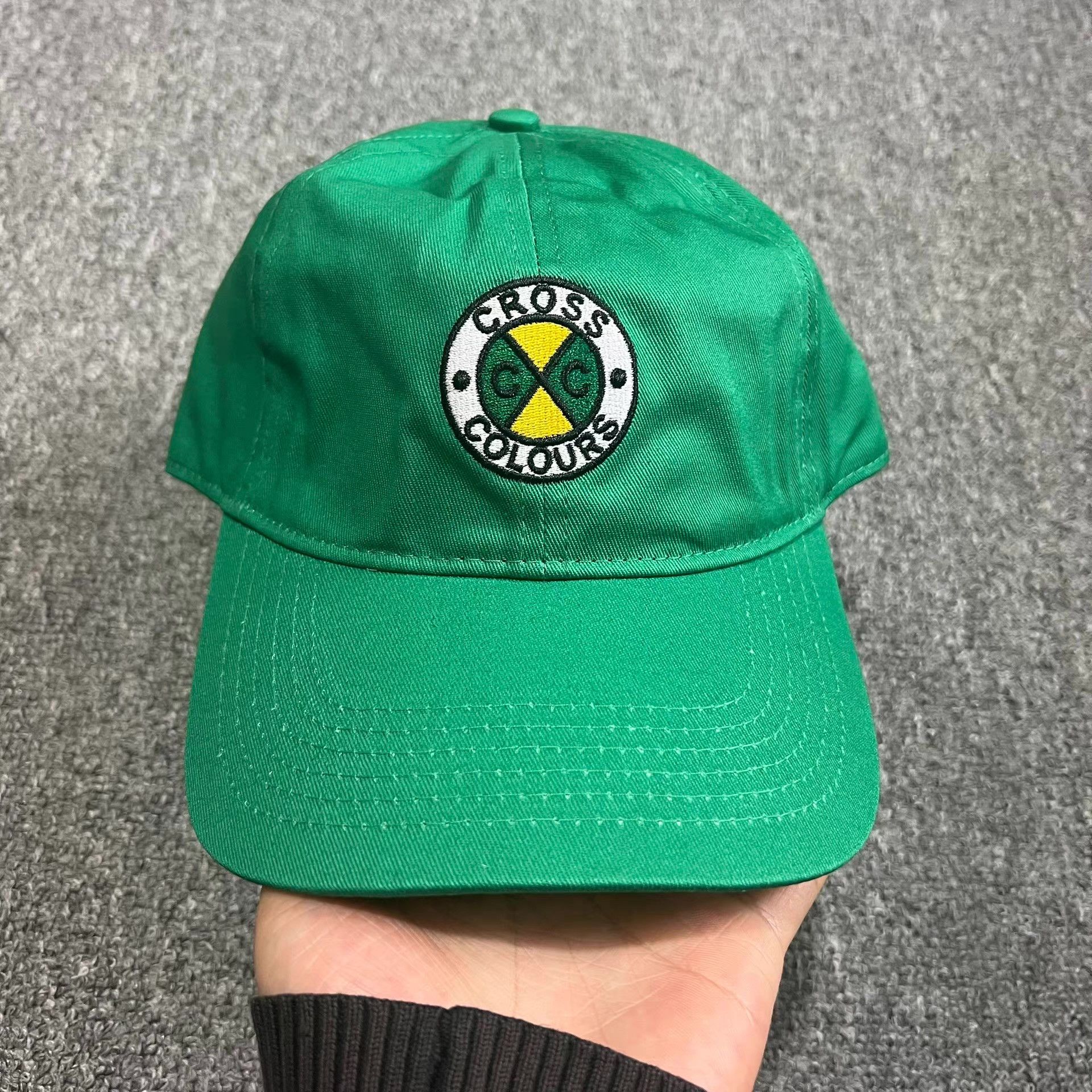Cross Colours Cross Colours Classi EmbroideredCurvedBrim Baseball Cap. Q7 Size ONE SIZE - 1 Thumbnail