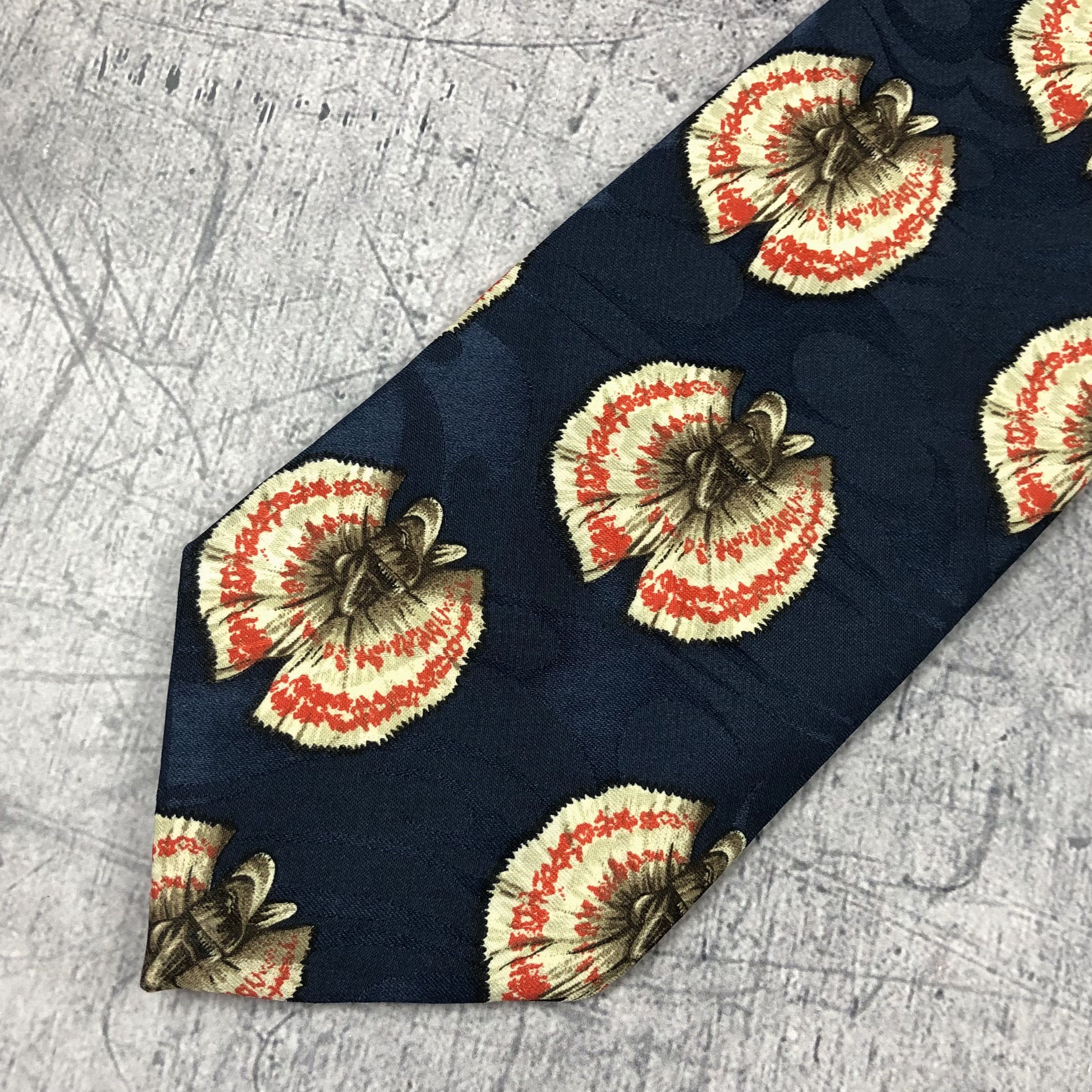 Expert Horror Vintage 90s Jurassic Park Dilophosaurus Spitter Dino Tie Size ONE SIZE - 2 Thumbnail