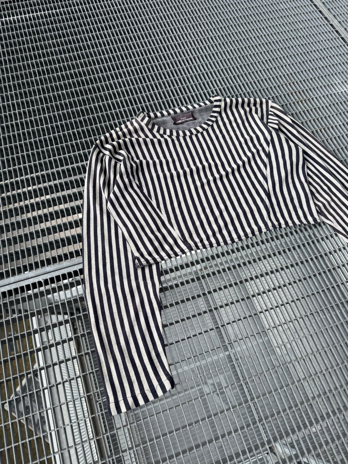 Tricot Comme des Garcons Rare Archive Vintage Comme Des Garsons Trikot Stripe Top Size M / US 6-8 / IT 42-44 - 3 Thumbnail