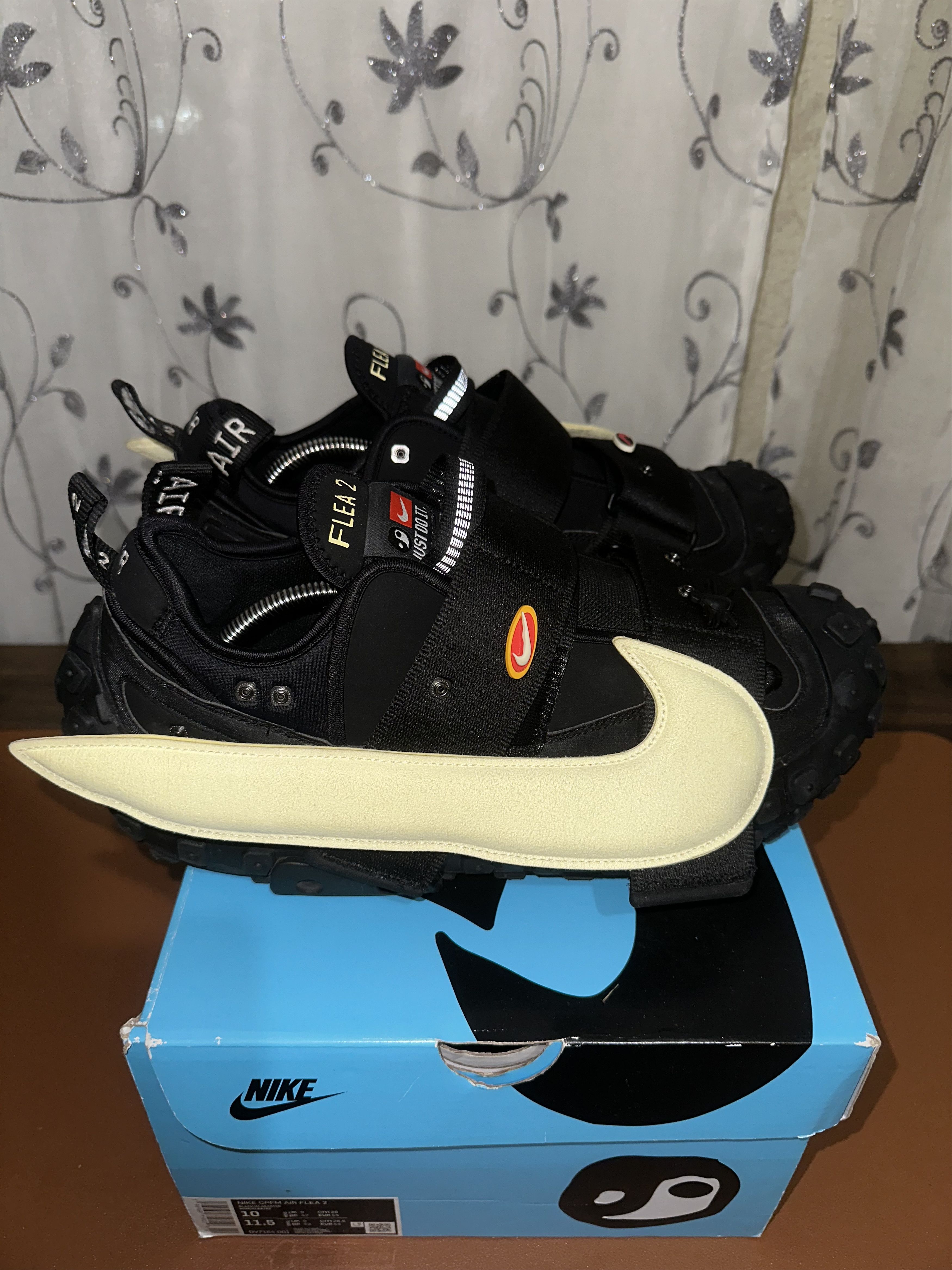 Nike Nike CPFM Air Flea 2 ‘Black Alabaster’ Size US 10 / EU 43 - 2 Thumbnail
