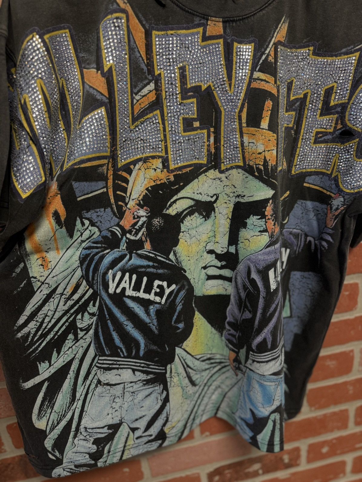 Vale Vale Valley Fest Bling Tee Size Small (NEW) Shiny Stones Size US S / EU 44-46 / 1 - 5 Thumbnail