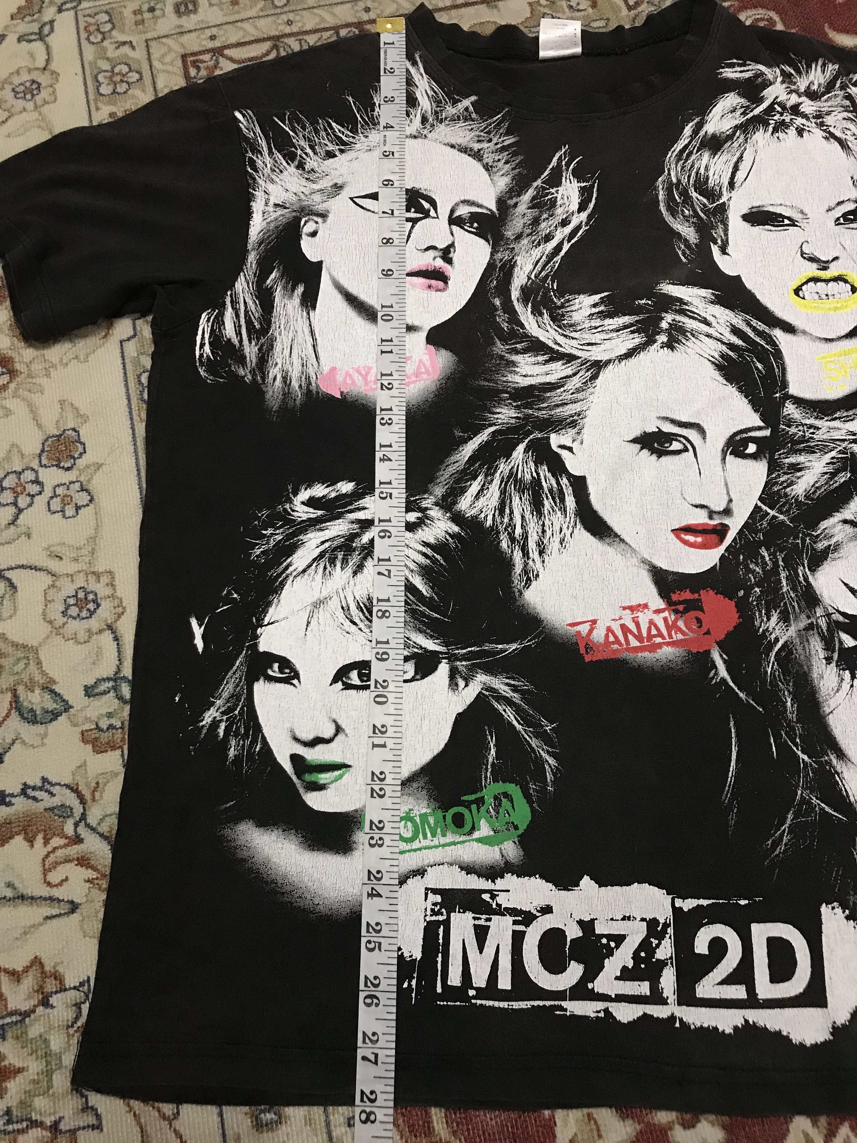 Band Tees MCZ 2D Momoiro Cloverz Japan Band Tees Sunfaded Shirt Size US L / EU 52-54 / 3 - 7 Thumbnail