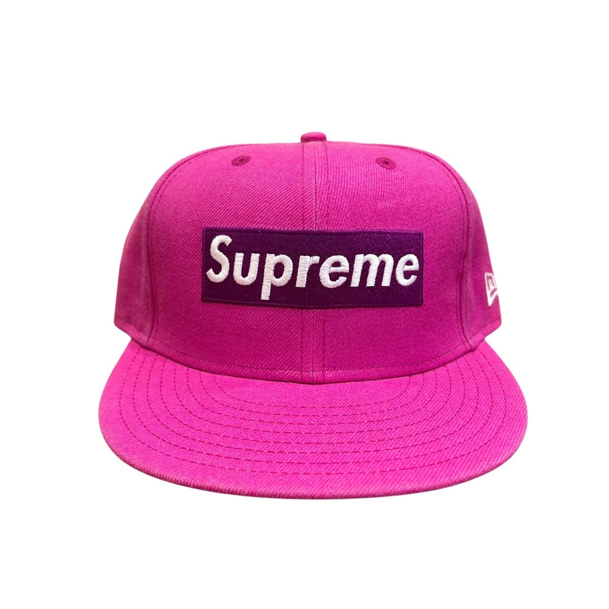 Supreme Supreme New Era Pink Box Logo Sample Hat Size ONE SIZE - 1 Thumbnail