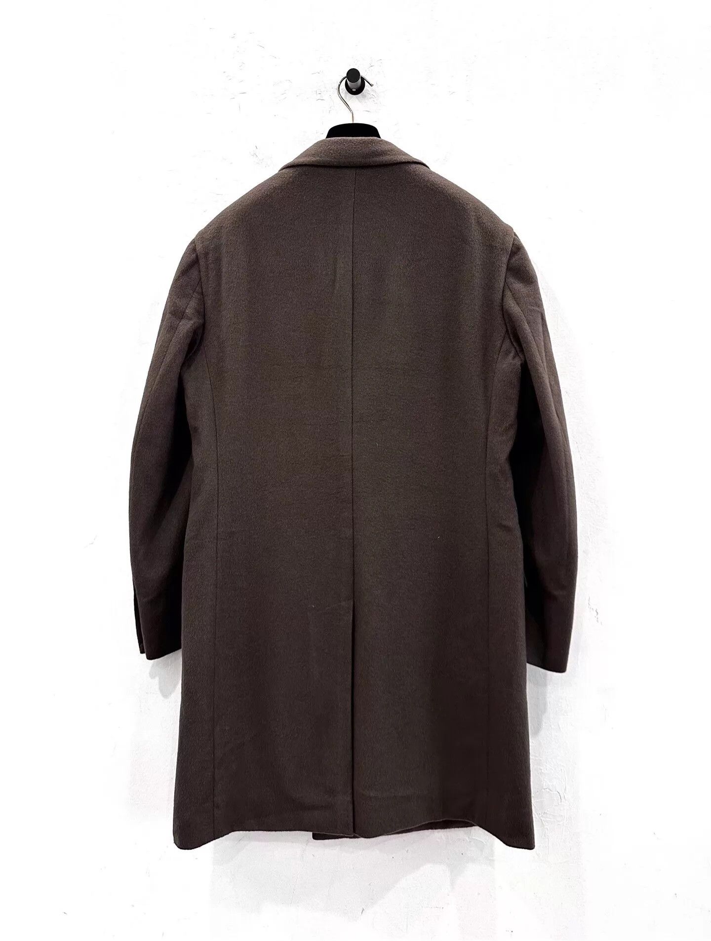 Brioni Brioni Men's Taupe Cashmere Double-Breasted Overcoat 48 Size US M / EU 48-50 / 2 - 2 Thumbnail