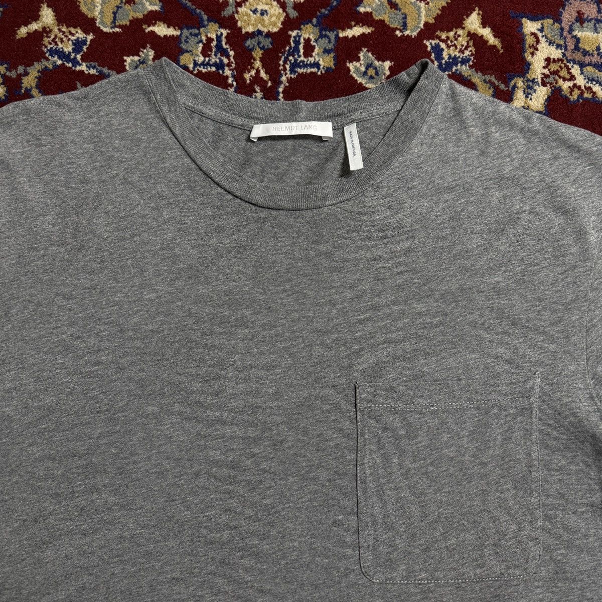 Helmut Lang Helmut Lang Pocket Tee T-shirt Luxury Fashion Designer Brand Size US M / EU 48-50 / 2 - 2 Thumbnail