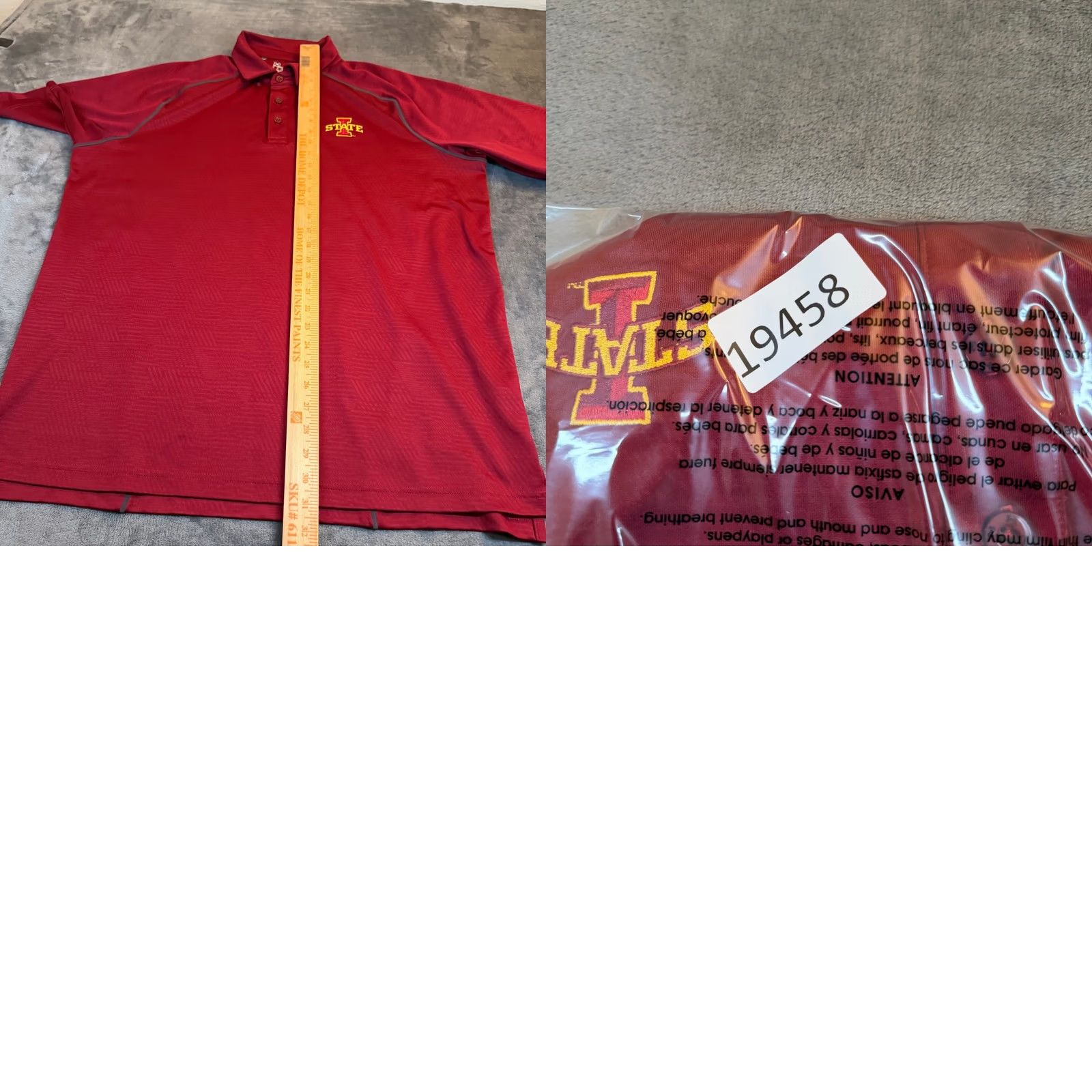 Under Armour Under Armour HeatGear Polo Shirt Mens XL Red Iowa State Embroidered Logo Polo Shirt Golf Activewear Casual Athletic Loose Fit Size XL Mens Size US XL / EU 56 / 4 - 8 Thumbnail