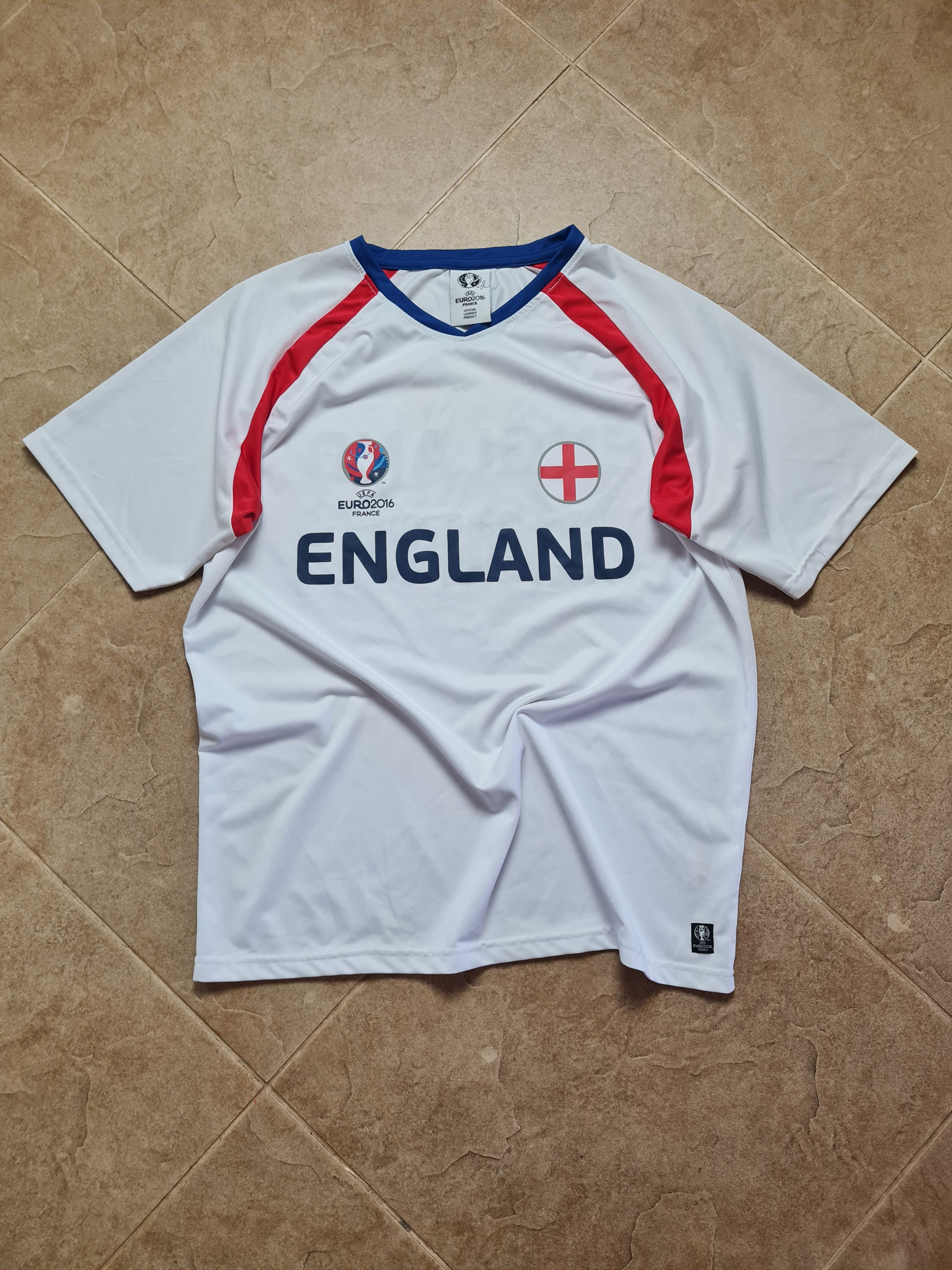 UEFA ENGLAND World Cup 2016 France FOOTBALL UEFA SHIRT ADULT Size US L / EU 52-54 / 3 - 10 Thumbnail