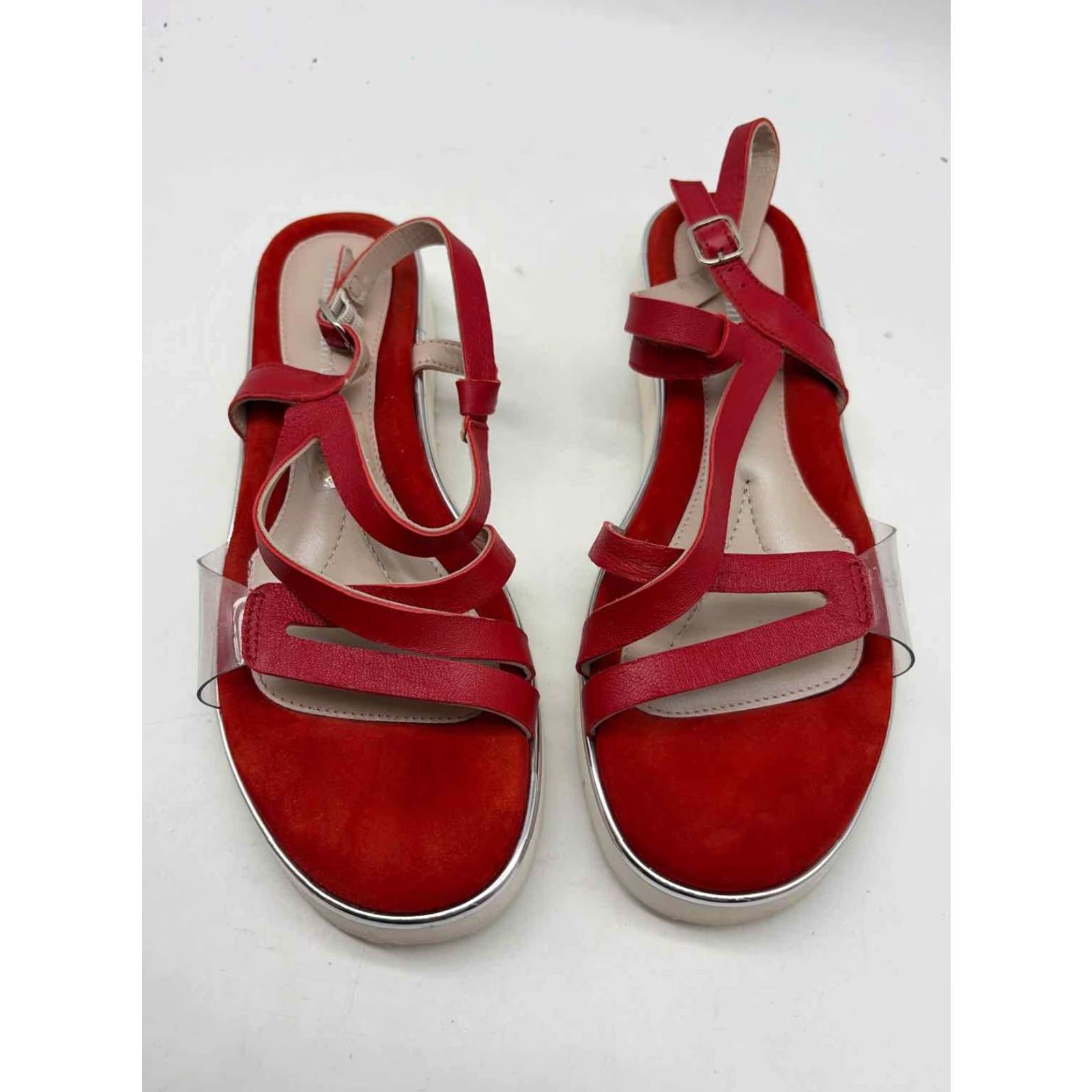 Bell Bella Comforto Sandals Sling Back Red 39 Size US 9 / IT 39 - 5 Thumbnail
