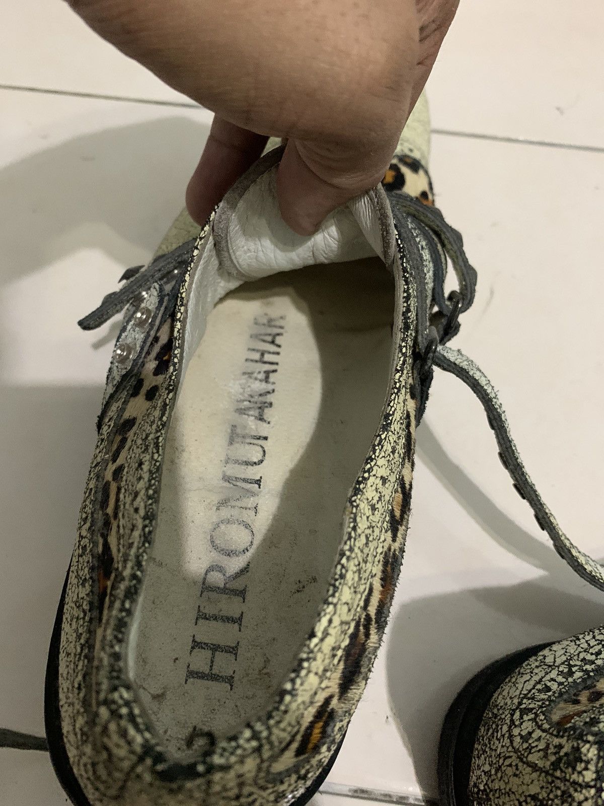 Designer Hiromutakahara shoes with leopard print Size US 8.5 / EU 41-42 - 9 Thumbnail