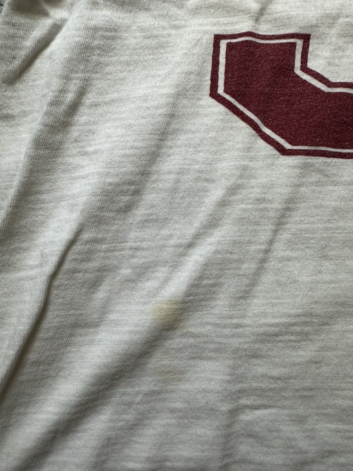 Vintage Vintage 50s 60s FSU Football Ringer Shirt Size US L / EU 52-54 / 3 - 6 Thumbnail