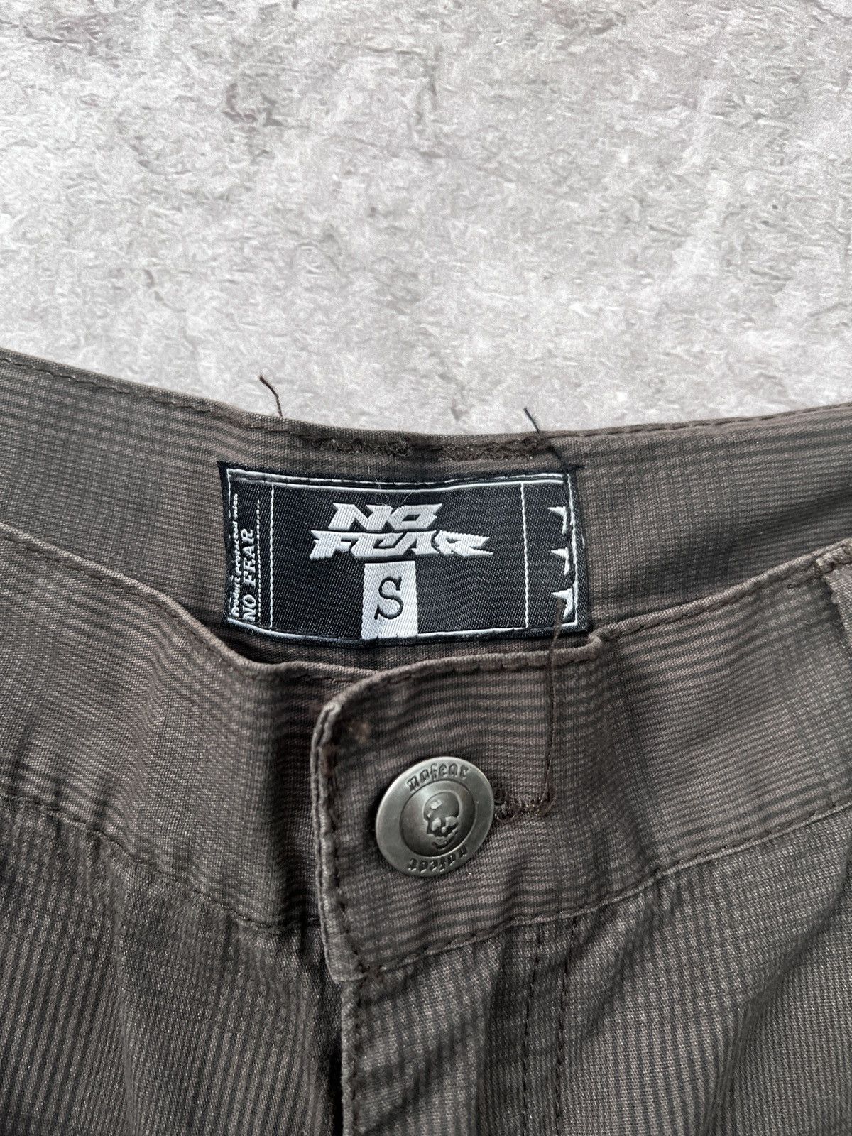 Diesel × No Fear VINTAGE Y2K DIESEL STYLE CARGO NO FEAR rap pants skater Size US 31 - 6 Thumbnail