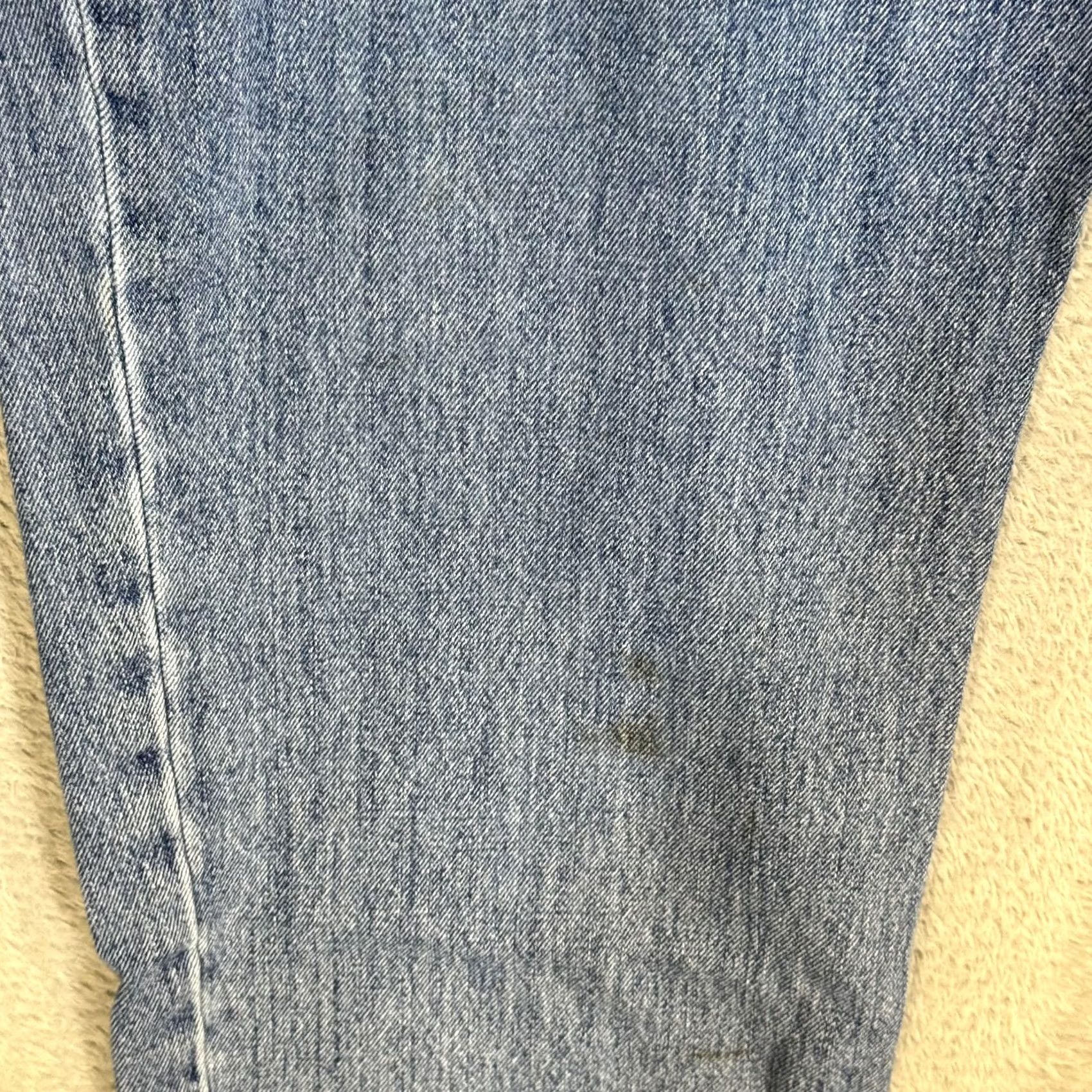 Levi's VINTAGE Levi’s 550 Jeans Mens 40x30 Blue Relaxed Fit Tapered Leg Denim Red Tab Size US 40 / EU 56 - 3 Thumbnail