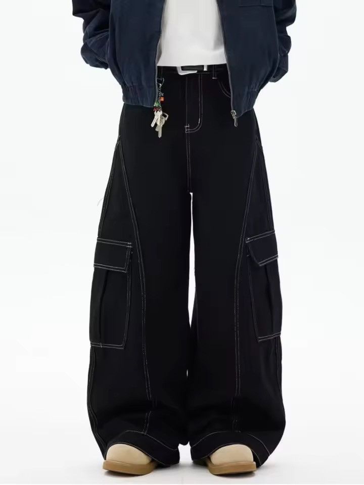 Japanese Brand VIBE Multi-Pocket Cargo Pants Size US 26 / EU 42 - 9 Thumbnail