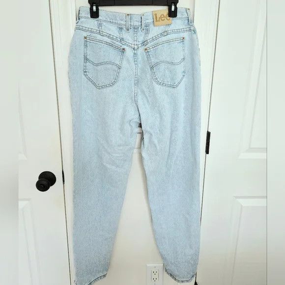 Lee 90s Lt Wash High Waisted Mom Jeans Denim Fall Spring School Size 36" / US 14 / IT 50 - 8 Thumbnail