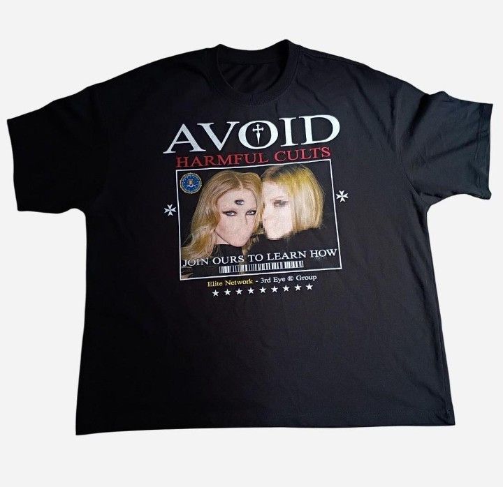 Other AVOID HARMFUL CULTS tee *EXTREMELY RARE* (1 of 2) Size US XL / EU 56 / 4 - 1 Thumbnail