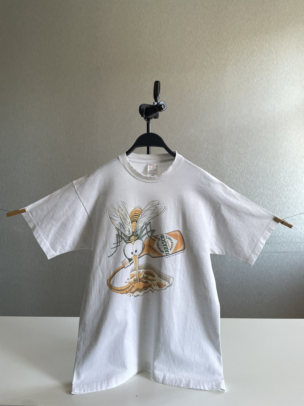 Tabasco 1998 Tabasco: Superbowl Ad Promo T-Shirt w/ A Mosquito Size US L / EU 52-54 / 3 - 1 Thumbnail