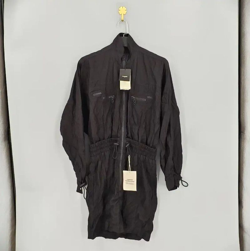 Fendi Fendi Women's Black Trench Coat Size M 0089 Size M / US 6-8 / IT 42-44 - 1 Thumbnail