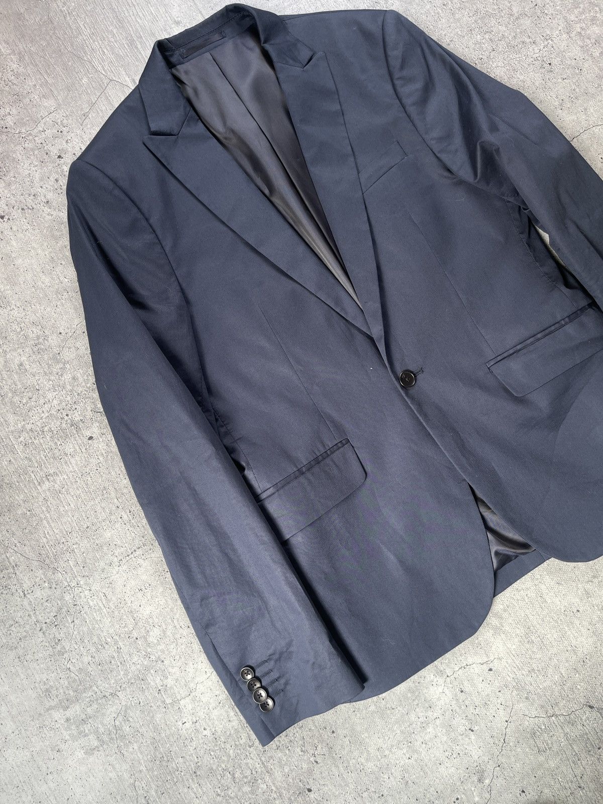 Scotch & Soda Scotch&Soda Sample Washed Black Blazer Size 48S - 2 Thumbnail
