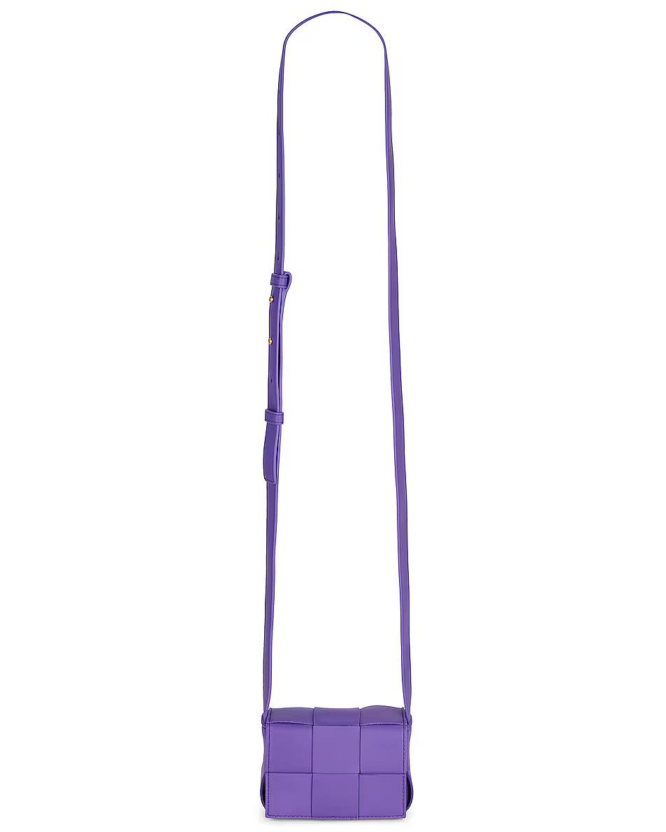Bottega Veneta o1loc1c0824 Size: OS / Leather Cross-Body Mini Bag in Blue Size ONE SIZE - 1 Thumbnail