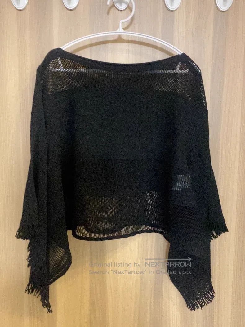 Issey Miyake Issey Miyake Black Long Sleeve Top Size M / US 6-8 / IT 42-44 - 4 Thumbnail