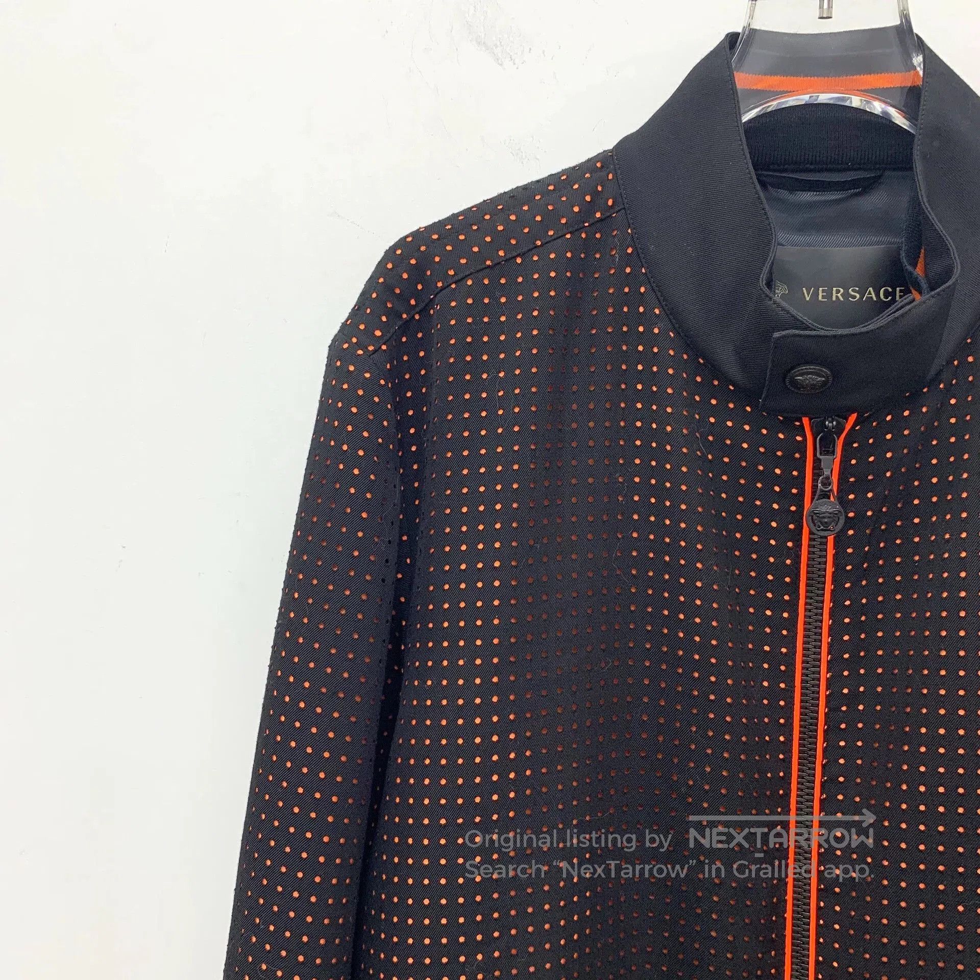 Versace Versace Colorblock Mesh Zip Jacket. Size US L / EU 52-54 / 3 - 3 Thumbnail
