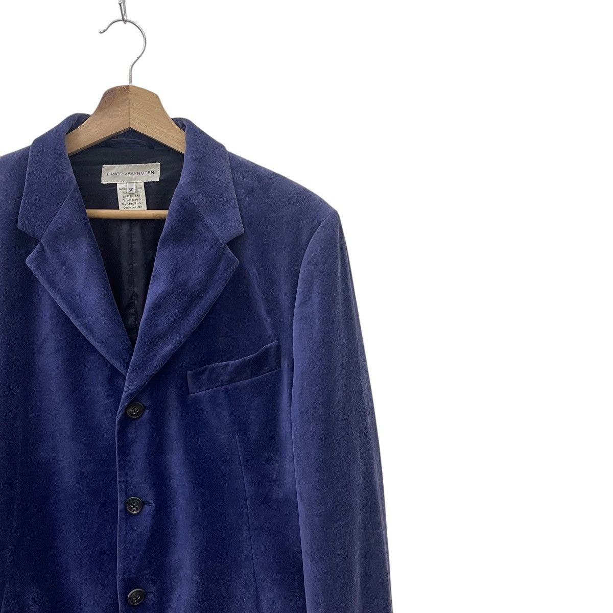 Dries Van Noten Vintage Dries Van Noten Velvet Coat Jacket Size US L / EU 52-54 / 3 - 3 Thumbnail