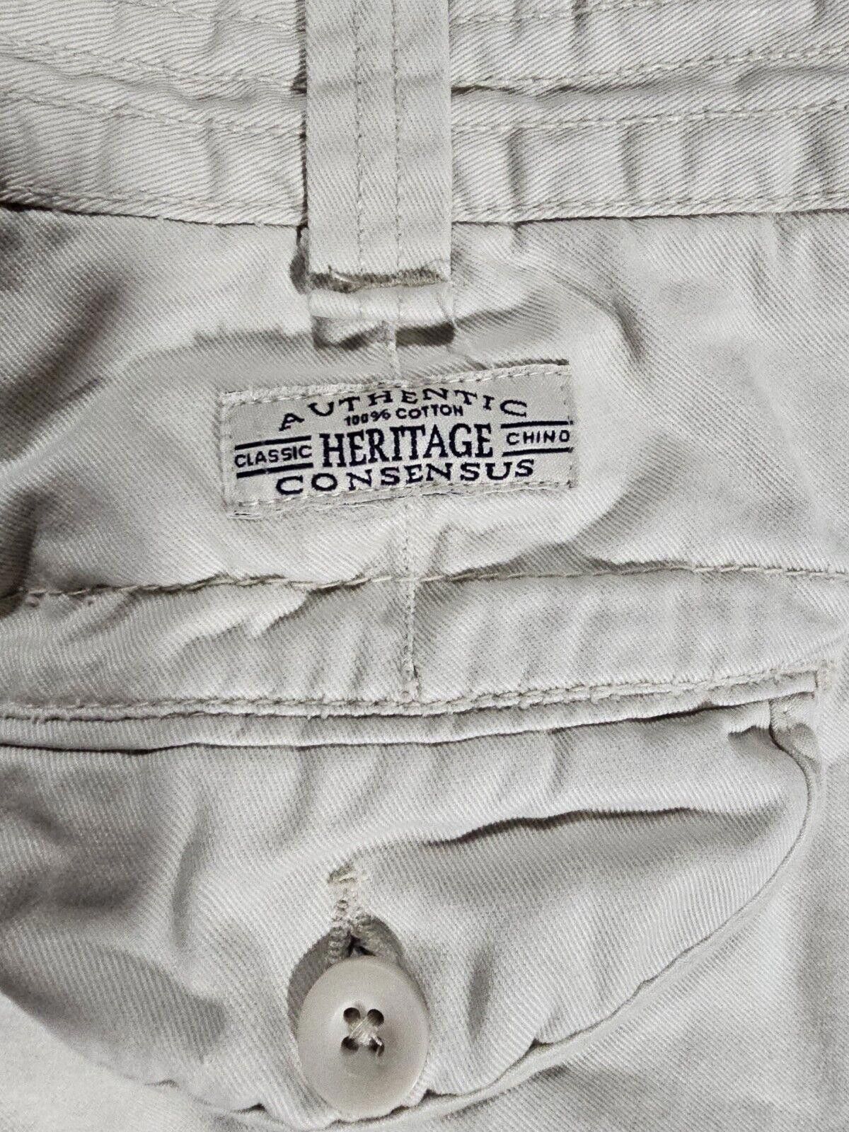 Consensus Sportswear Consensus Authentic Heritage cargo shorts 34 Ivory Khaki Size US 34 / EU 50 - 8 Thumbnail