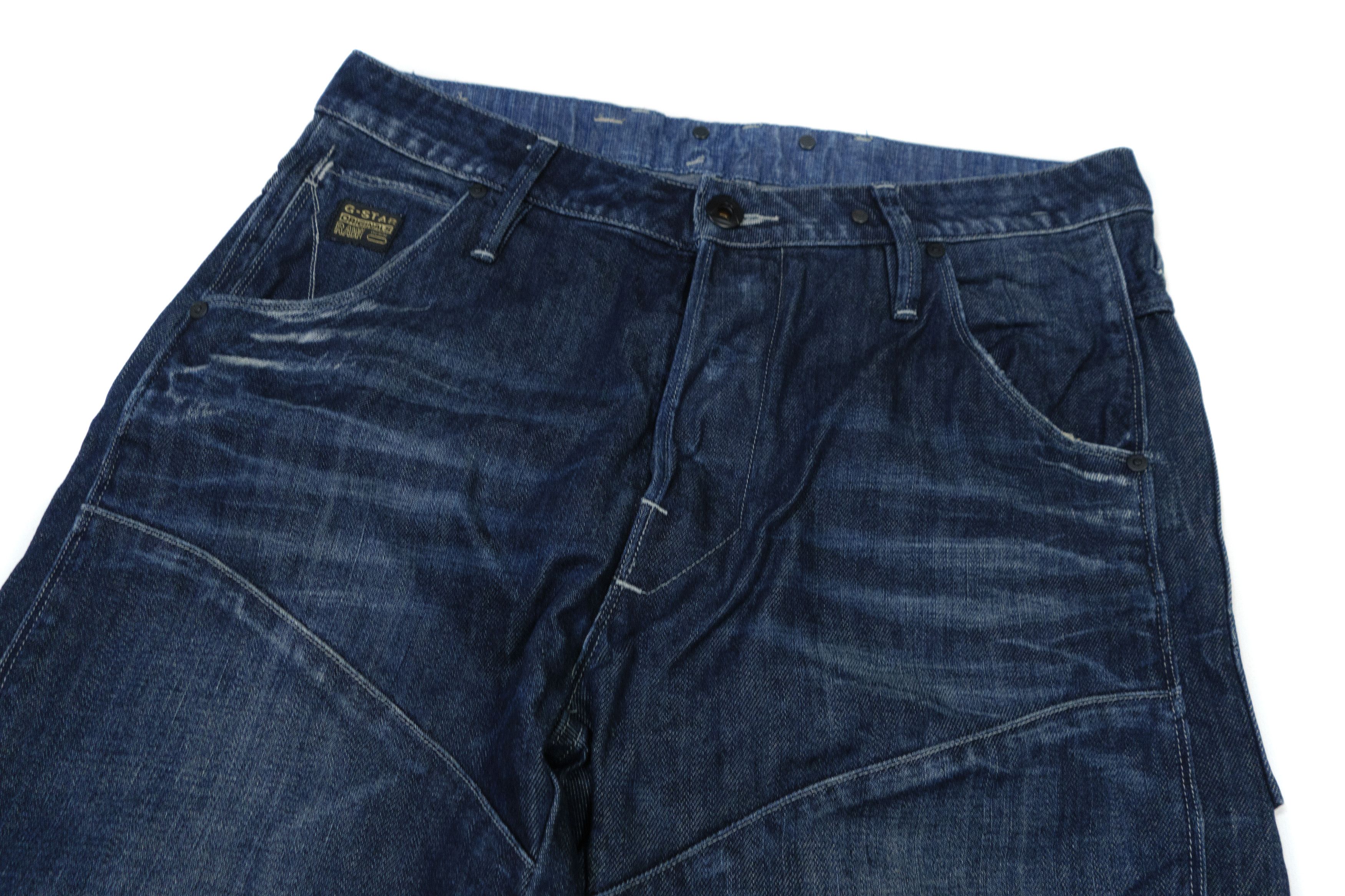 G-Star G-Star 5620 3d Dimension Tapered Work Double Knee Jeans Size US 33 - 3 Thumbnail