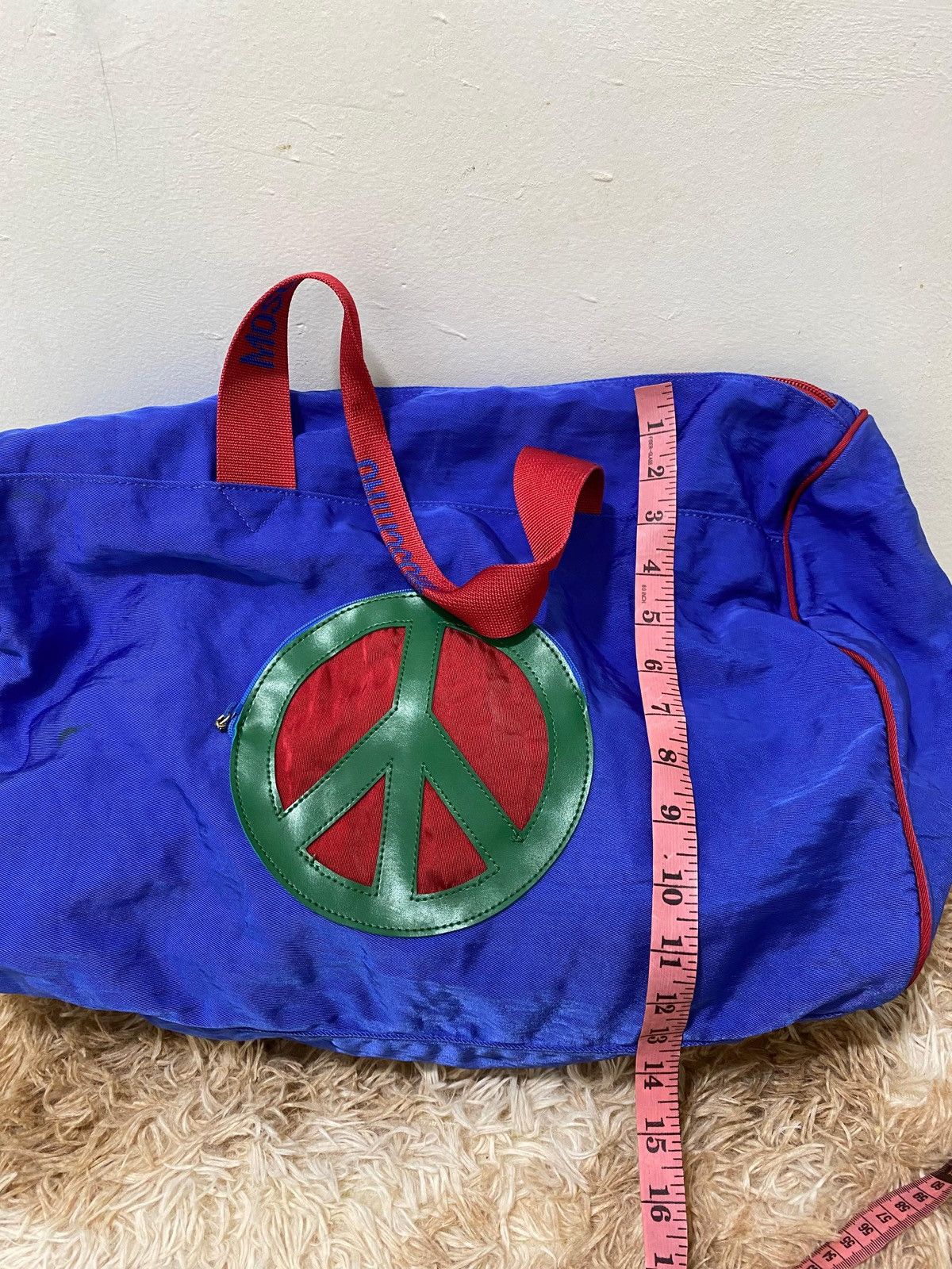 Japanese Brand vintage marvem japan peace symbol duffle bag Size ONE SIZE - 12 Thumbnail