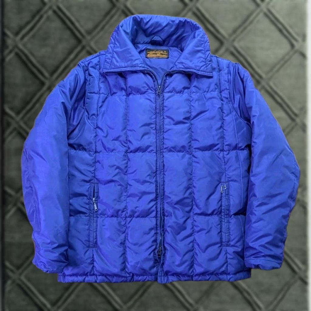 Eddie Bauer VINTAGE Eddie Bauer Jacket Blizzard Proof Down Quilted Blue USA Medium Mens Size US M / EU 48-50 / 2 - 1 Thumbnail
