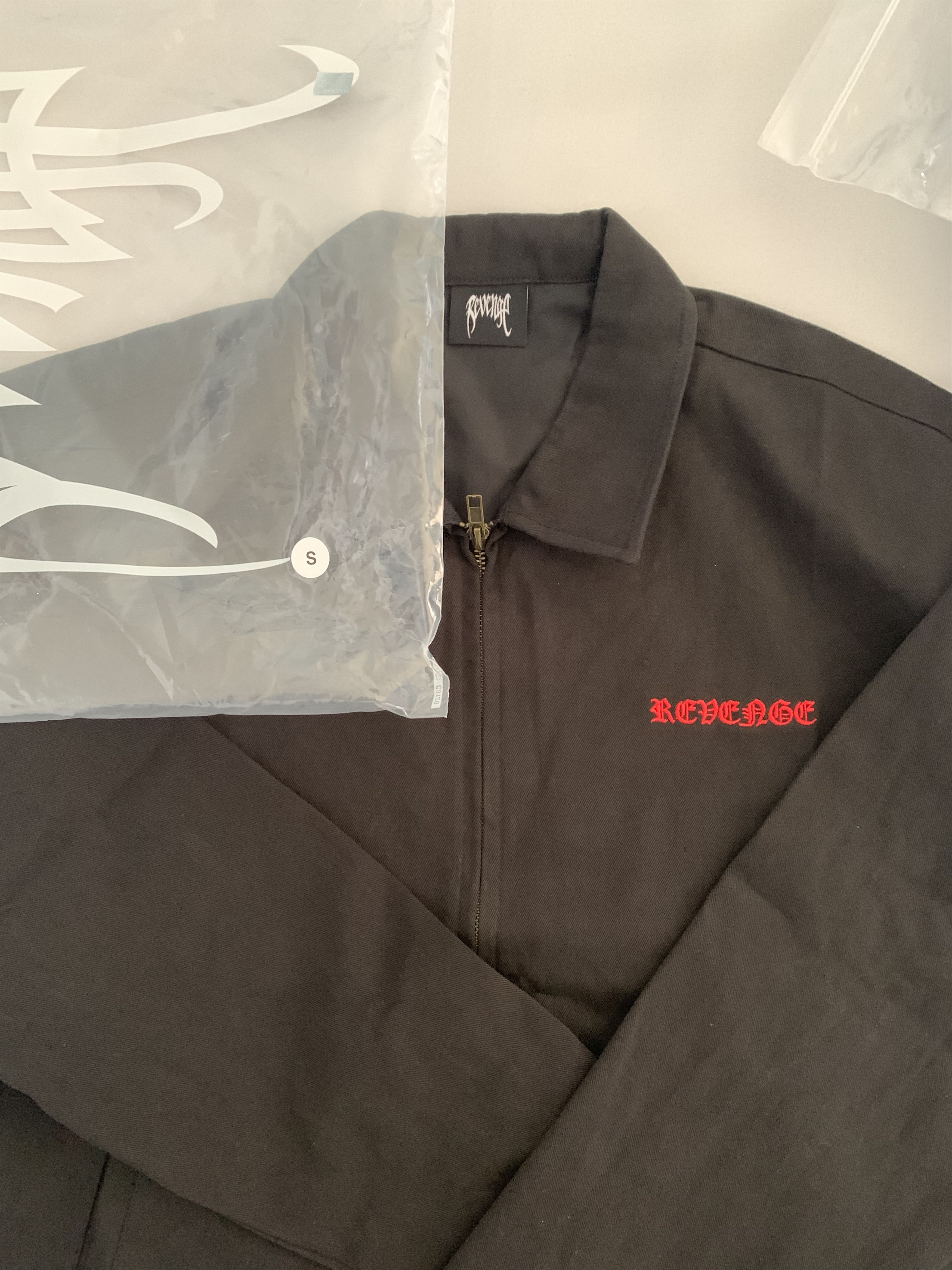 Revenge PLAYBOY BLACK EMBROIDERED WORK JACKET (2020) Size US S / EU 44-46 / 1 - 4 Thumbnail