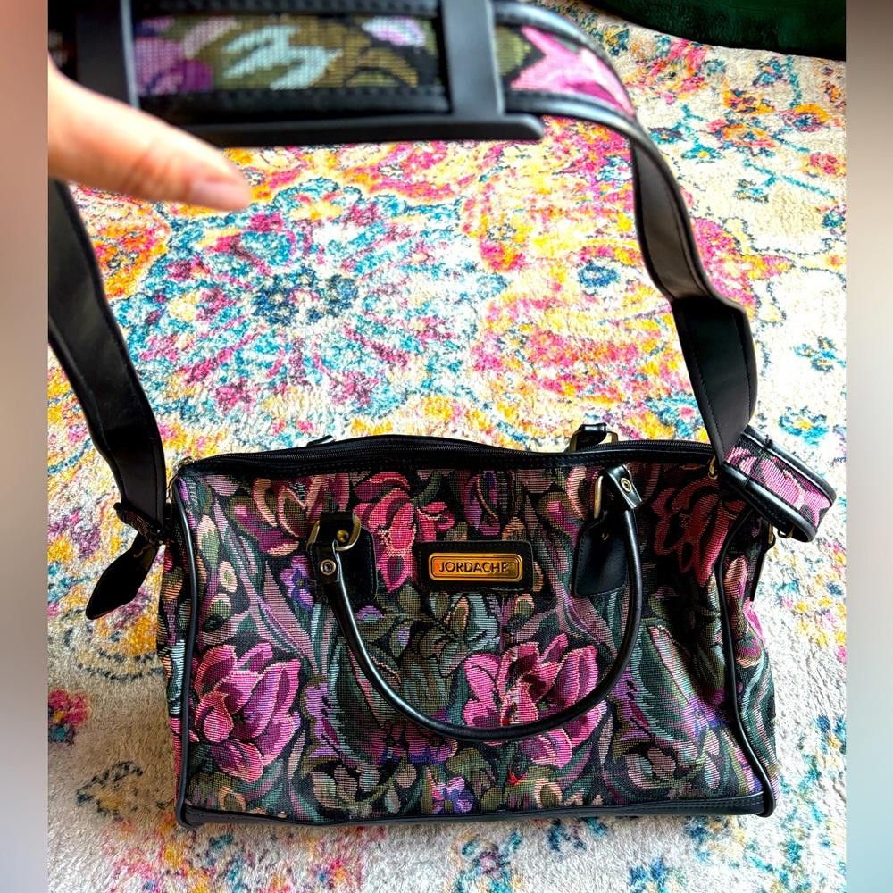 Jordache Vintage Jordache Floral Bag Size ONE SIZE - 1 Thumbnail
