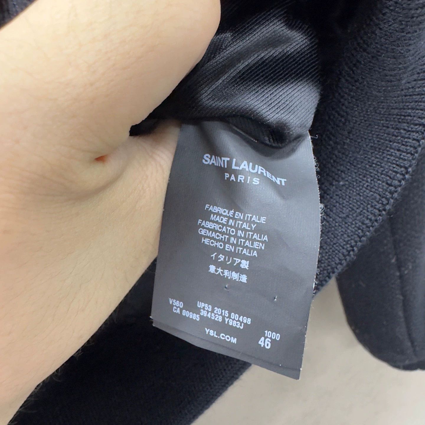 Saint Laurent Paris Saint Laurent SLP striped single-breasted zip-up jacket Size US S / EU 44-46 / 1 - 4 Thumbnail