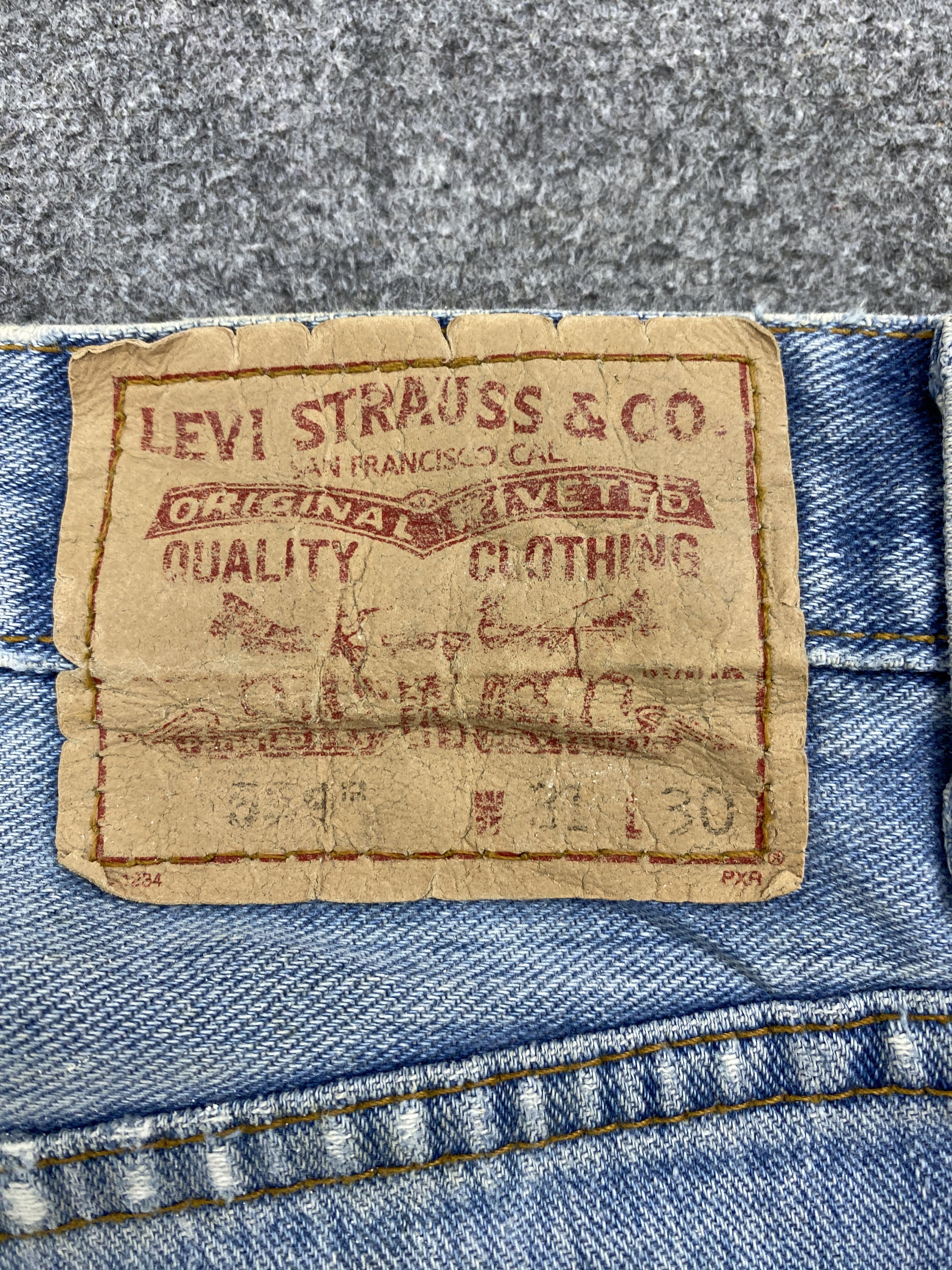 Levi's × Vintage Distressed Vintage Levis 550 Relaxed Fit Jeans Size US 28 / EU 44 - 5 Thumbnail