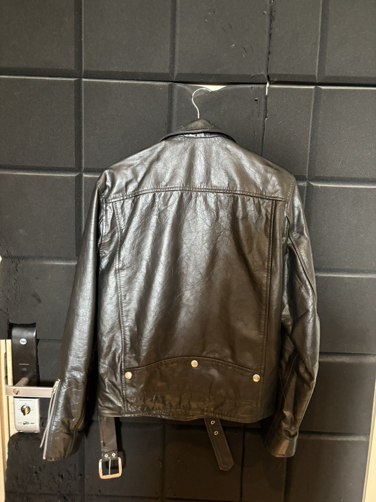 Other tribute Sid Vicious Vintage Punk Rock Black Leather Jacket Size US L / EU 52-54 / 3 - 3 Thumbnail