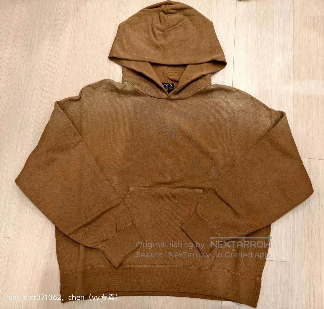 Visvim Brown Hoodie with Kangaroo Pocket, Size L. Size US L / EU 52-54 / 3 - 1 Thumbnail